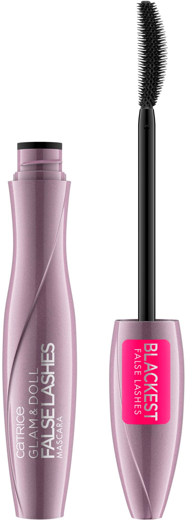Catrice Mascara »Glam&Doll False Lashes Mascara«, (Packung, 3 tlg.), mit gebogerner Elastomerbürste