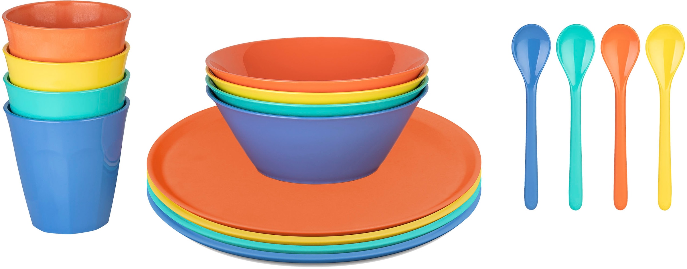 KOZIOL Geschirr-Set "NORA SET LOLLIPOP" 100% recycelbar, 100% made in Germa günstig online kaufen