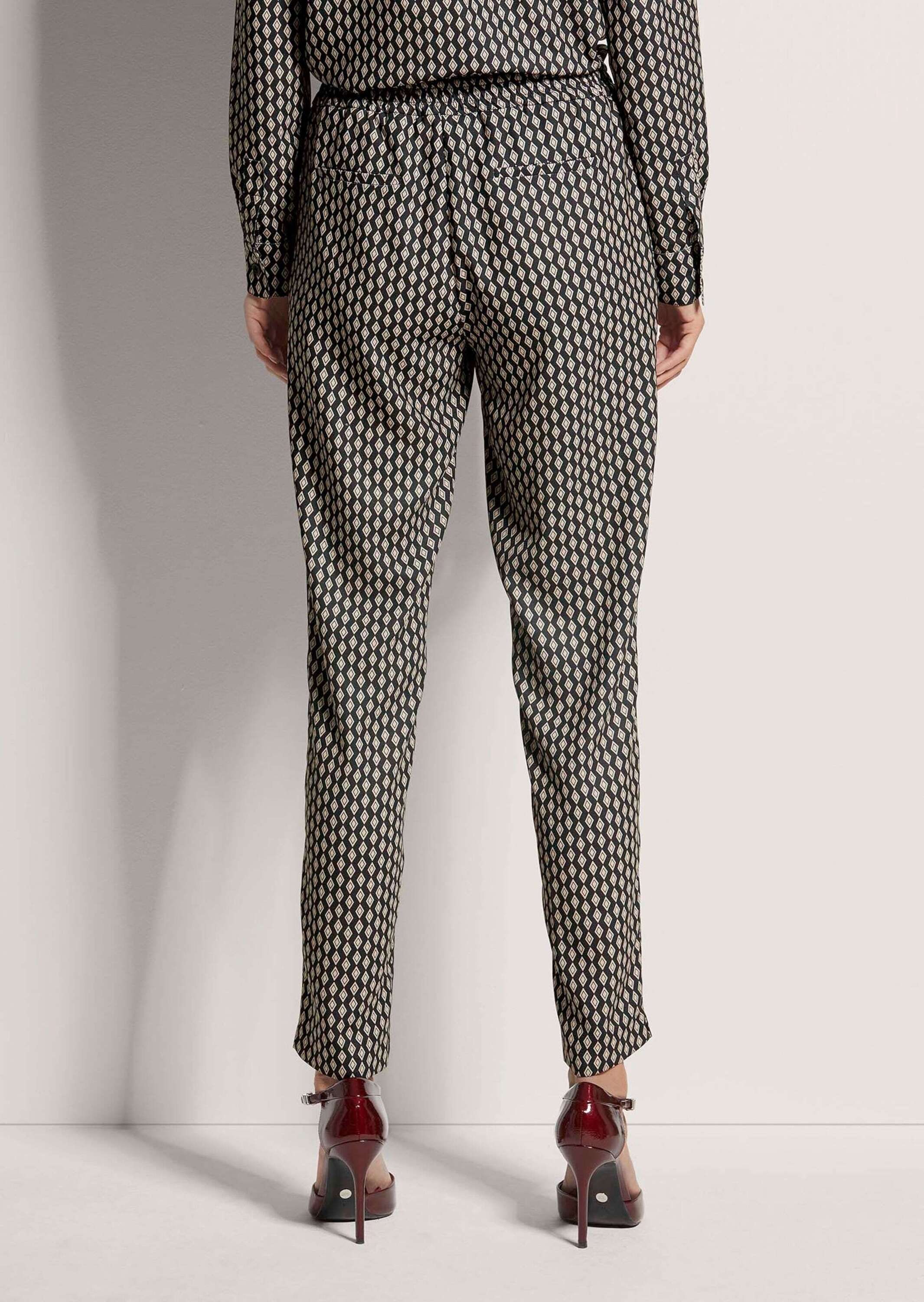 MADELEINE Stoffhose »Druckhose Elegante Hose aus fließender Qualität«