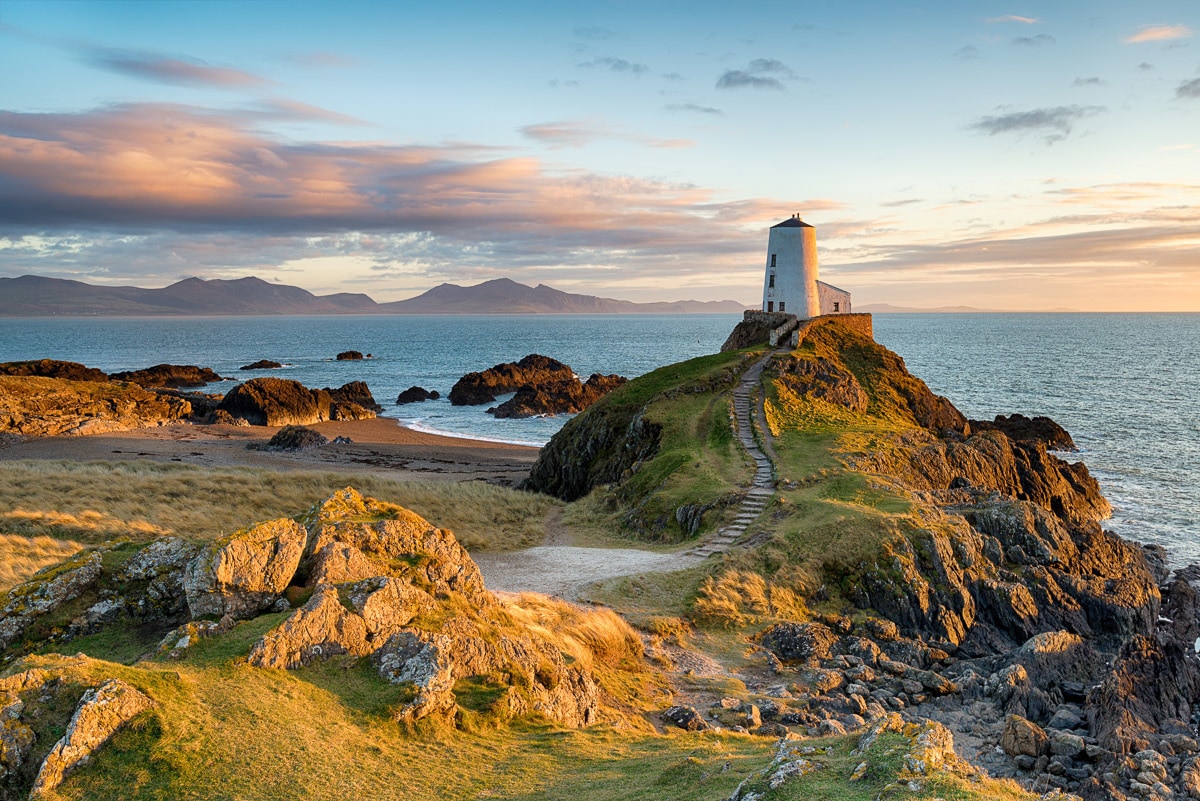 Papermoon "Sonnenuntergang bei Ynys Llanddwyn"