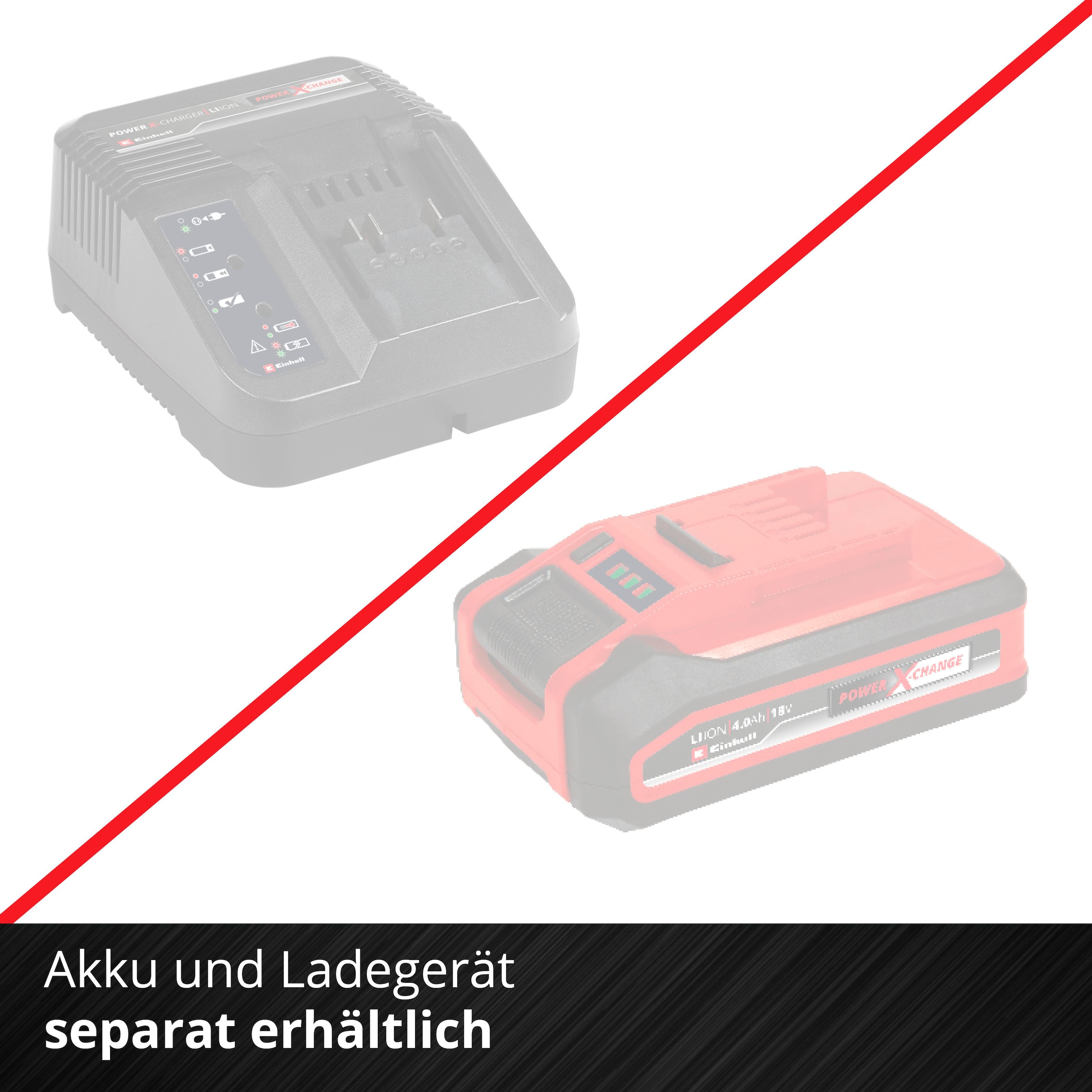 Einhell Akku-Heckenschere »GC-CH 18/40 Li Solo«, 40 cm Schnittlänge, ohne Akku und Ladegerät