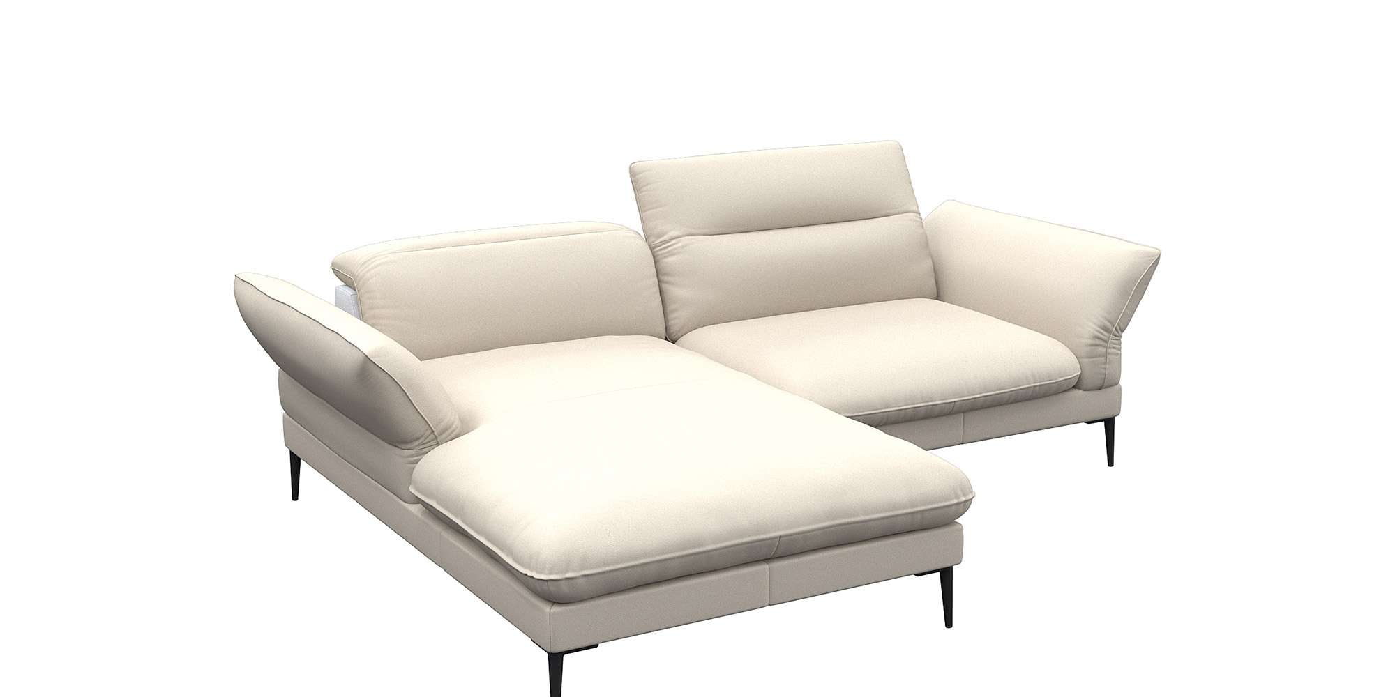 FLEXLUX "Salino, Funktionssofa mit Recamiere, Relaxsofa, Ecksofa" Sofa mit günstig online kaufen