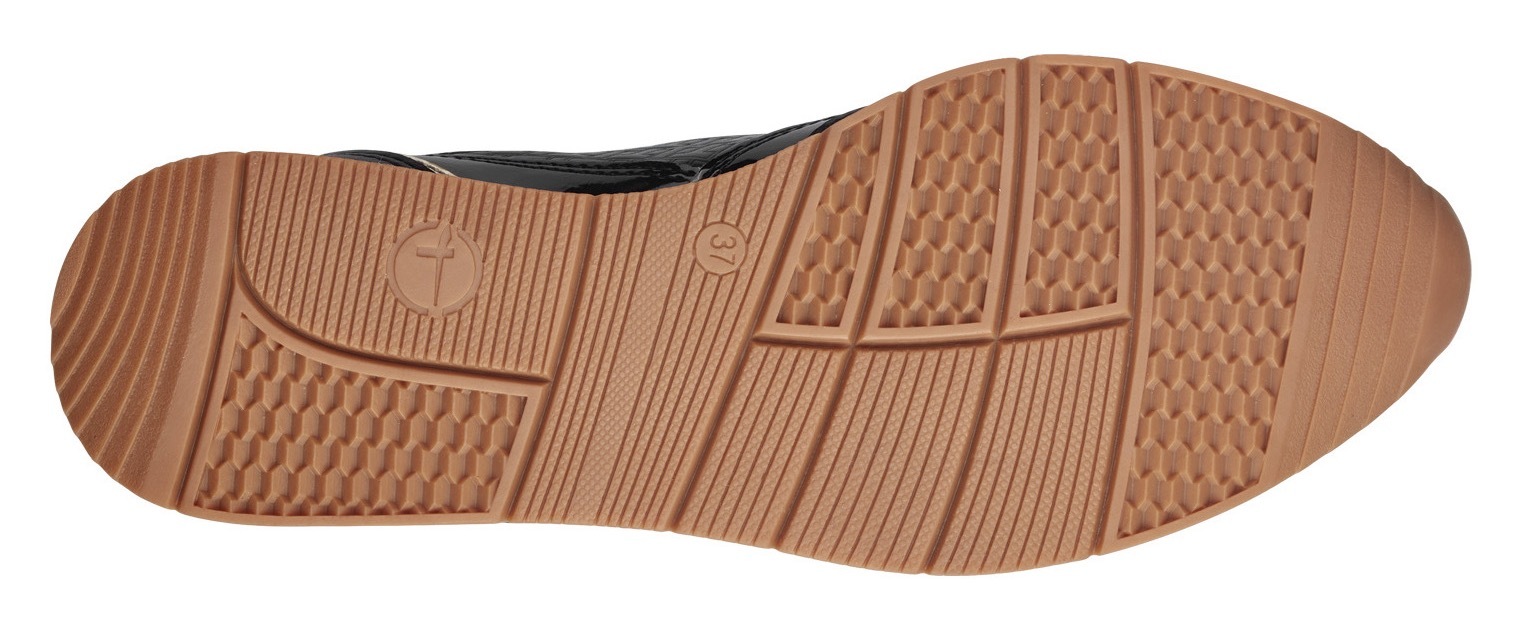 Thumbnail - Tamaris Plateausneaker, Freizeitschuh, Halbschuh, Schnürschuh mit dezenten Metallic-Details