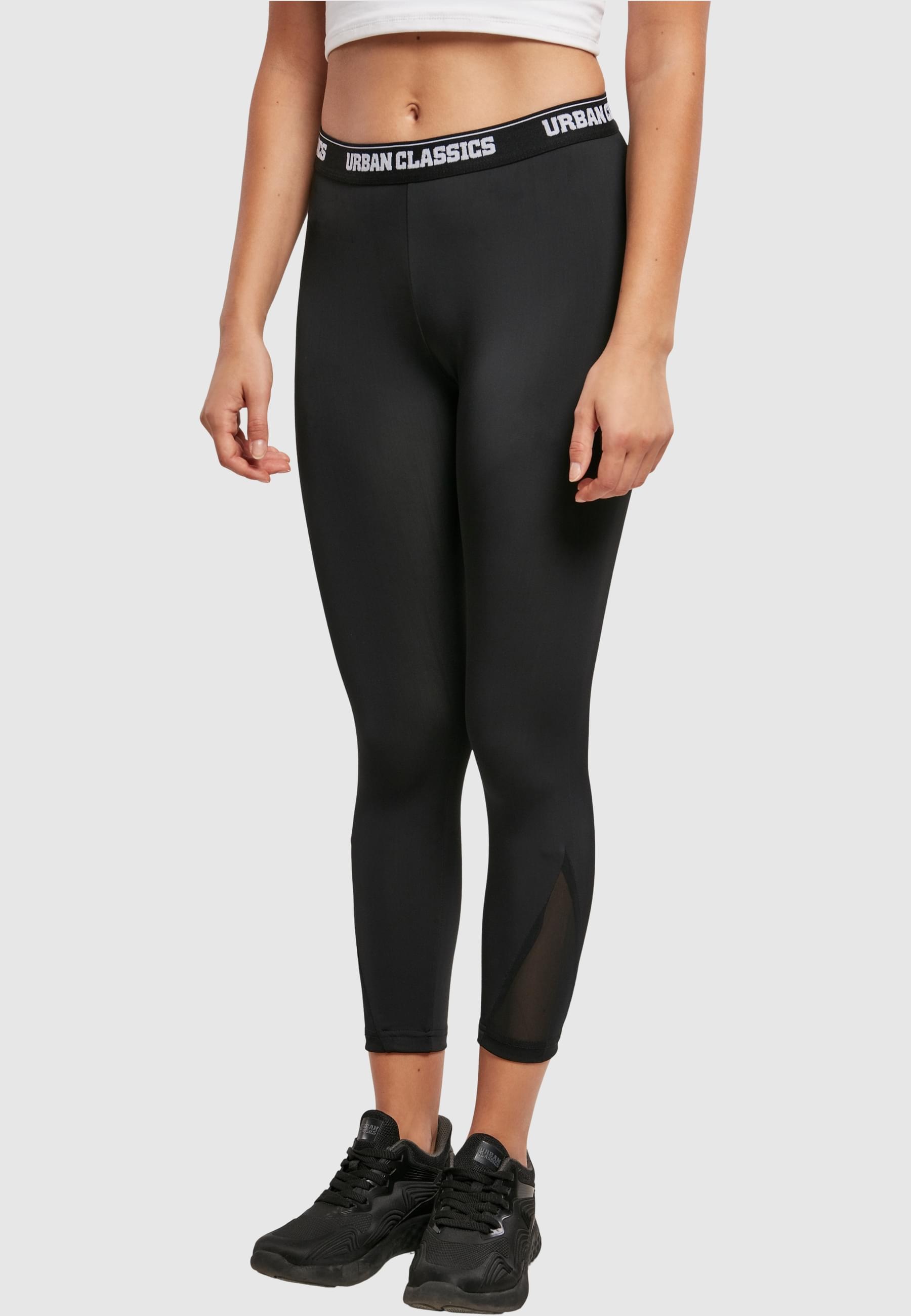 URBAN CLASSICS Leggings »Urban Classics Damen Ladies Tech Mesh Pedal Pusher Leggings«, (1 tlg.)