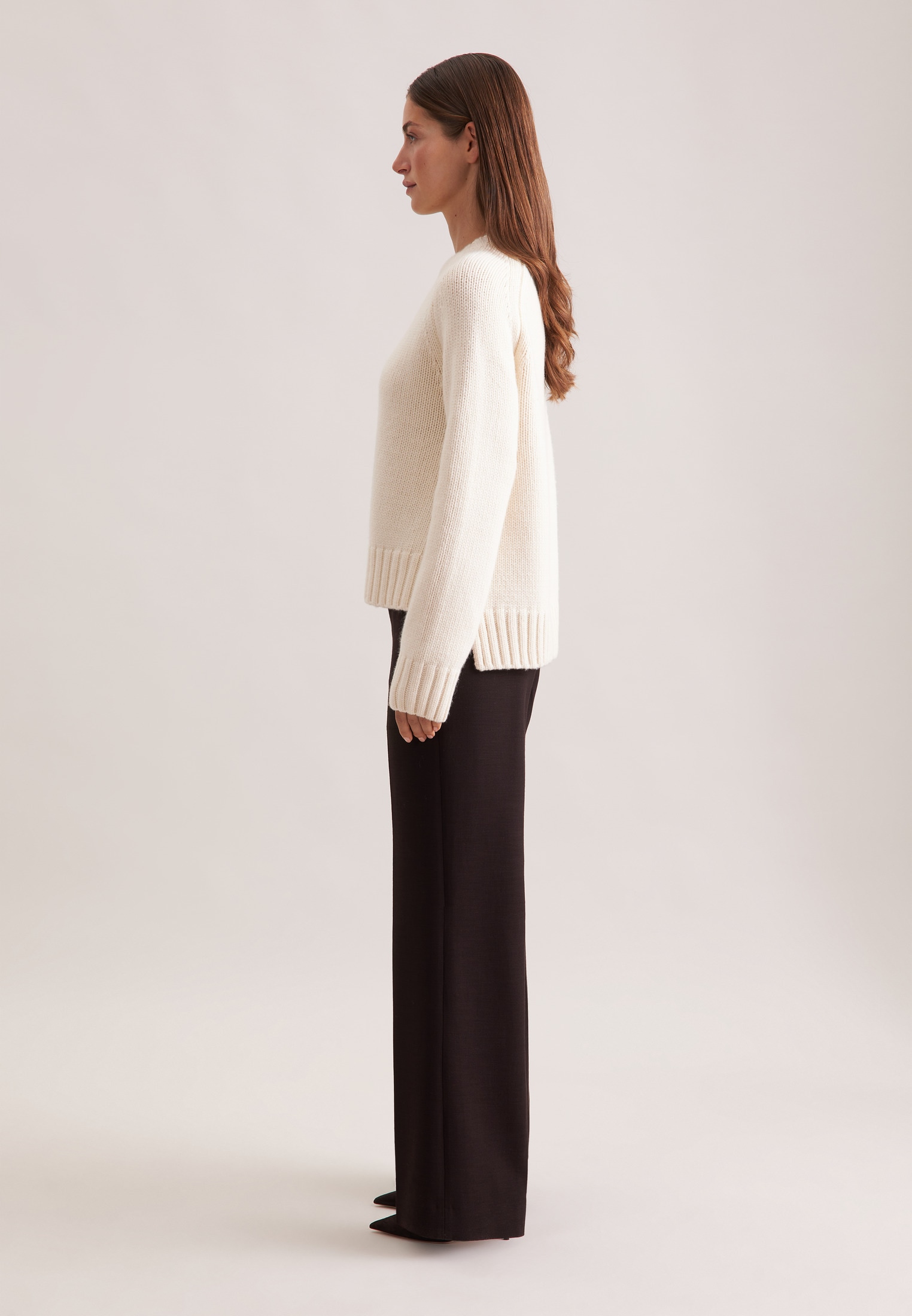 seidensticker Strickpullover 1/1 Rundhals Uni