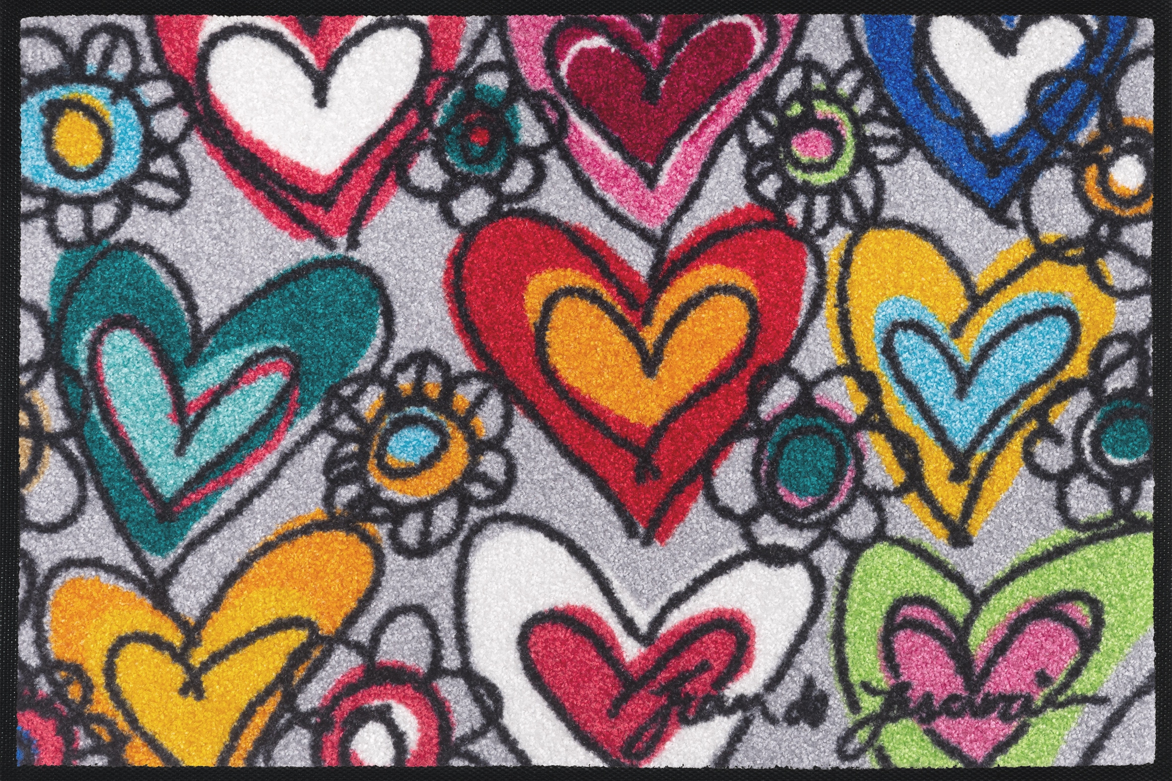 wash+dry by Kleen-Tex Fußmatte "With Love, all things are possible" rechtec günstig online kaufen