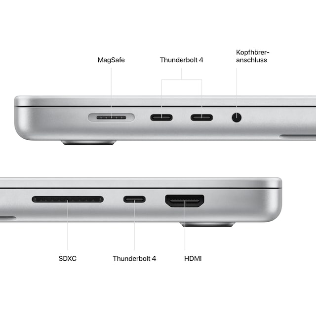 Apple Notebook »MacBook Pro«, 41,05 cm, / 16 Zoll, Apple, M2, M2, 512 GB SSD  | BAUR