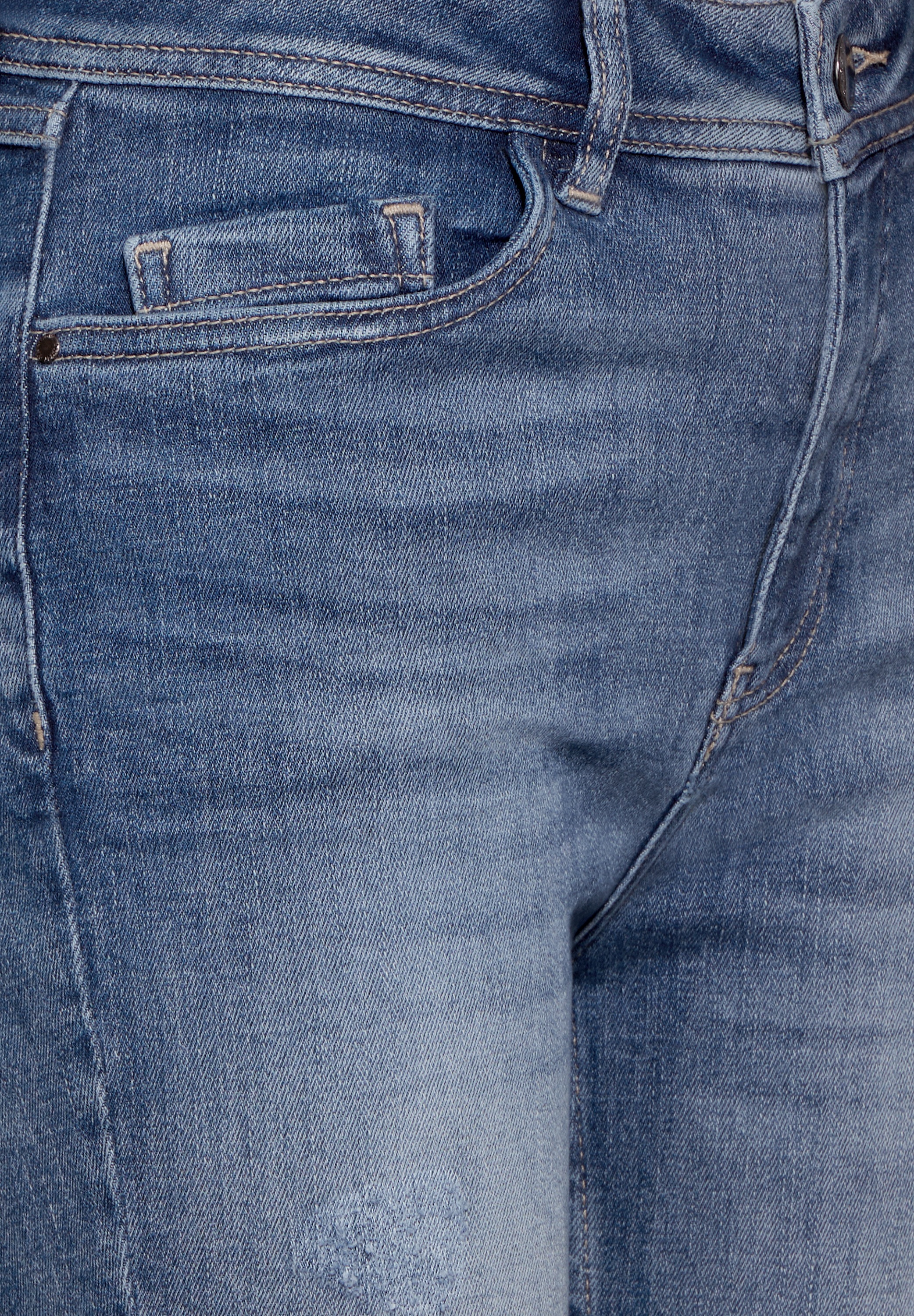 STREET ONE STUDIO Slim-fit-Jeans, High Waist