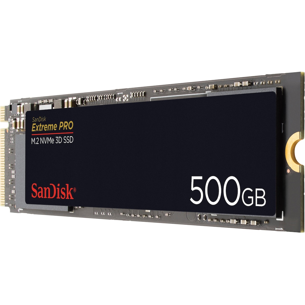 Sandisk interne SSD »Extreme PRO M.2 NVMe 3D«, Anschluss M.2 PCIe 3.0