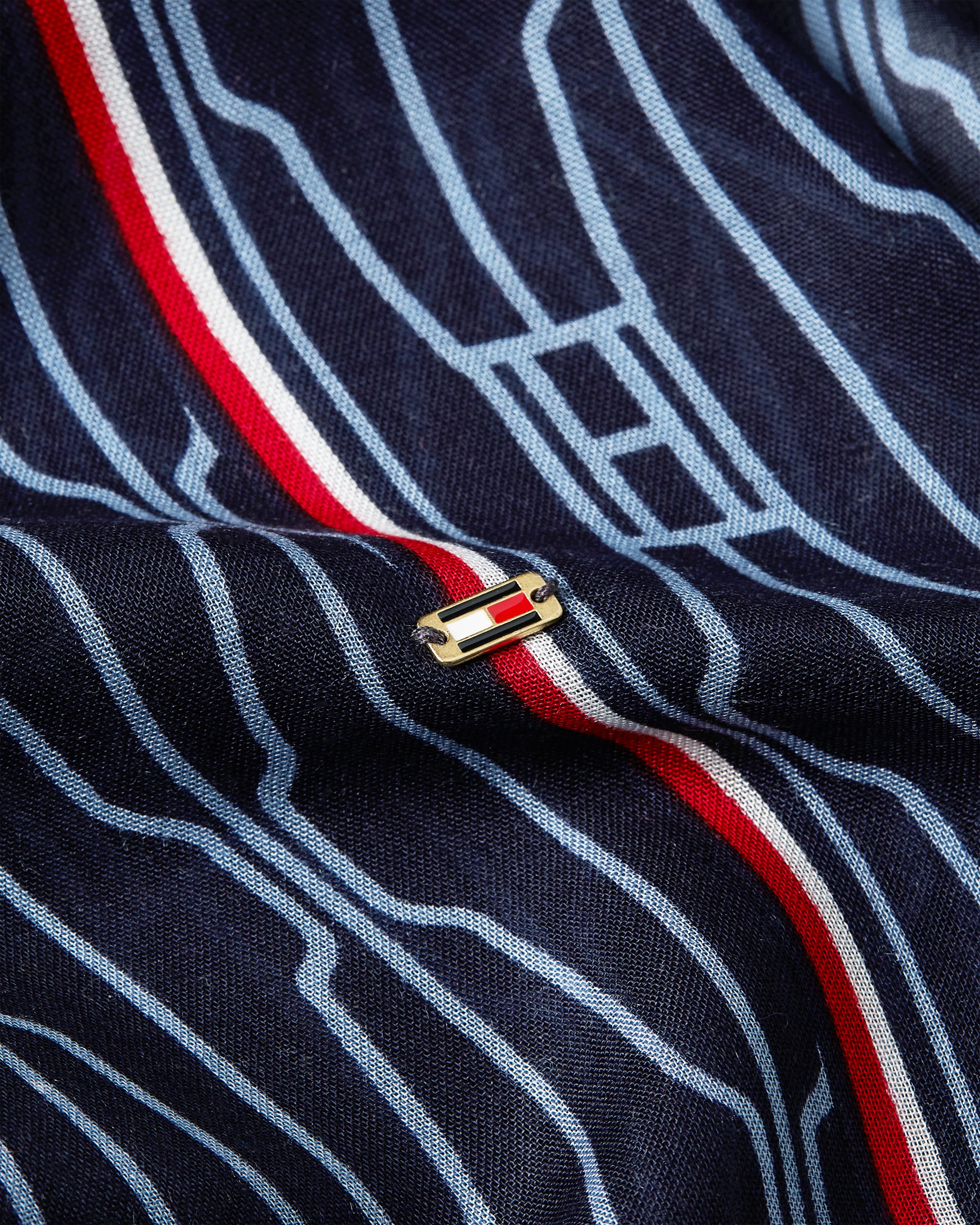 Tommy Hilfiger Modeschal »ESSENTIAL FLAG SCARF«