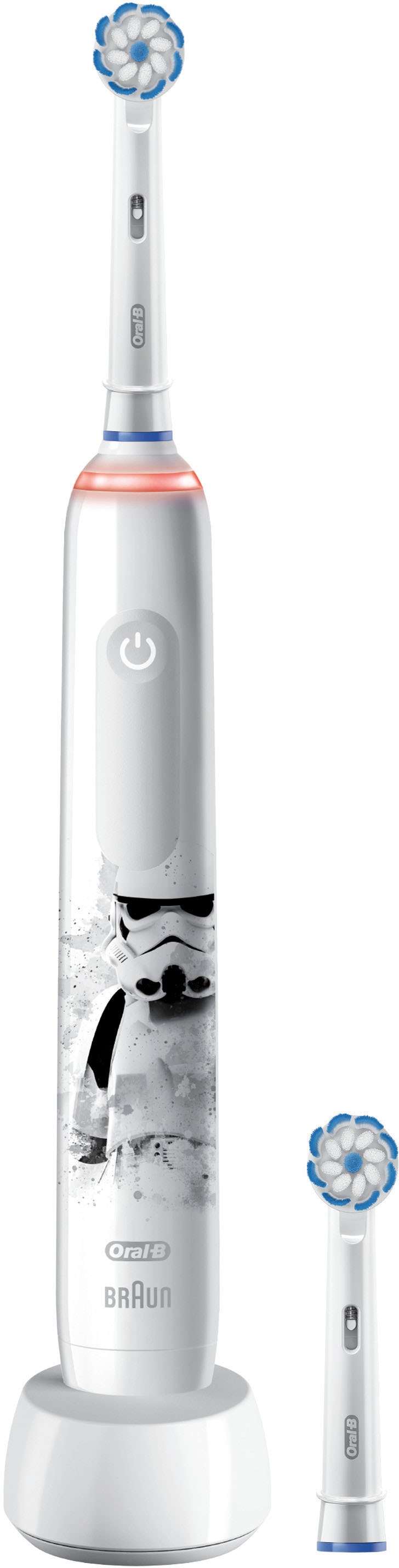 Oral B Elektrische Zahnbürste »Junior Star Wars«, 2 St. Aufsteckbürsten,  für Kinder ab 6 Jahren, 2 Putzmodi | BAUR