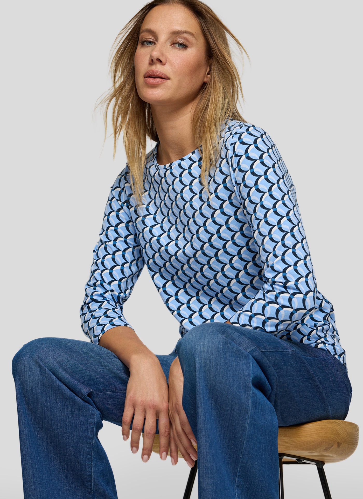 Rabe 3/4-Arm-Shirt mit All-Over Print
