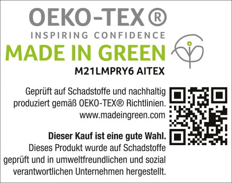 OTTO products Bettwäsche »Check in Gr. 135x200, 155x220 oder 200x200 cm«, (2 tlg.), Bettwäsche aus Bio-Baumwolle, nachhaltige Bettwäsche im Karo-Design