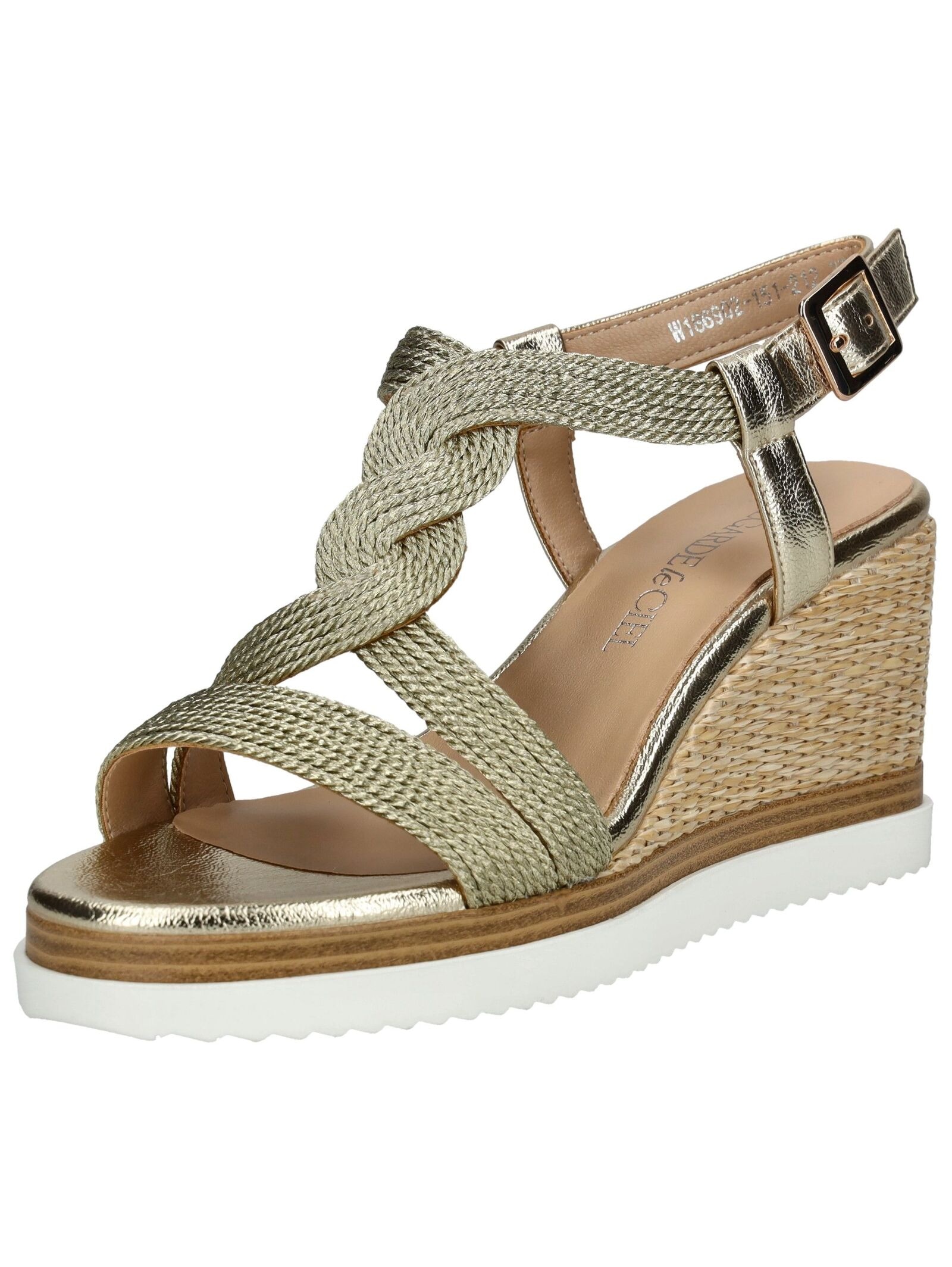 Regarde Le Ciel Keilsandalette "Regarde Le Ciel Sandalen Leder/Textil" günstig online kaufen