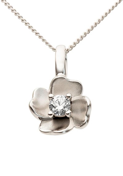 Blumenanhänger »Schmuck Geschenk Gold 333 Anhänger für Halskette Goldanhänger Blume«,...