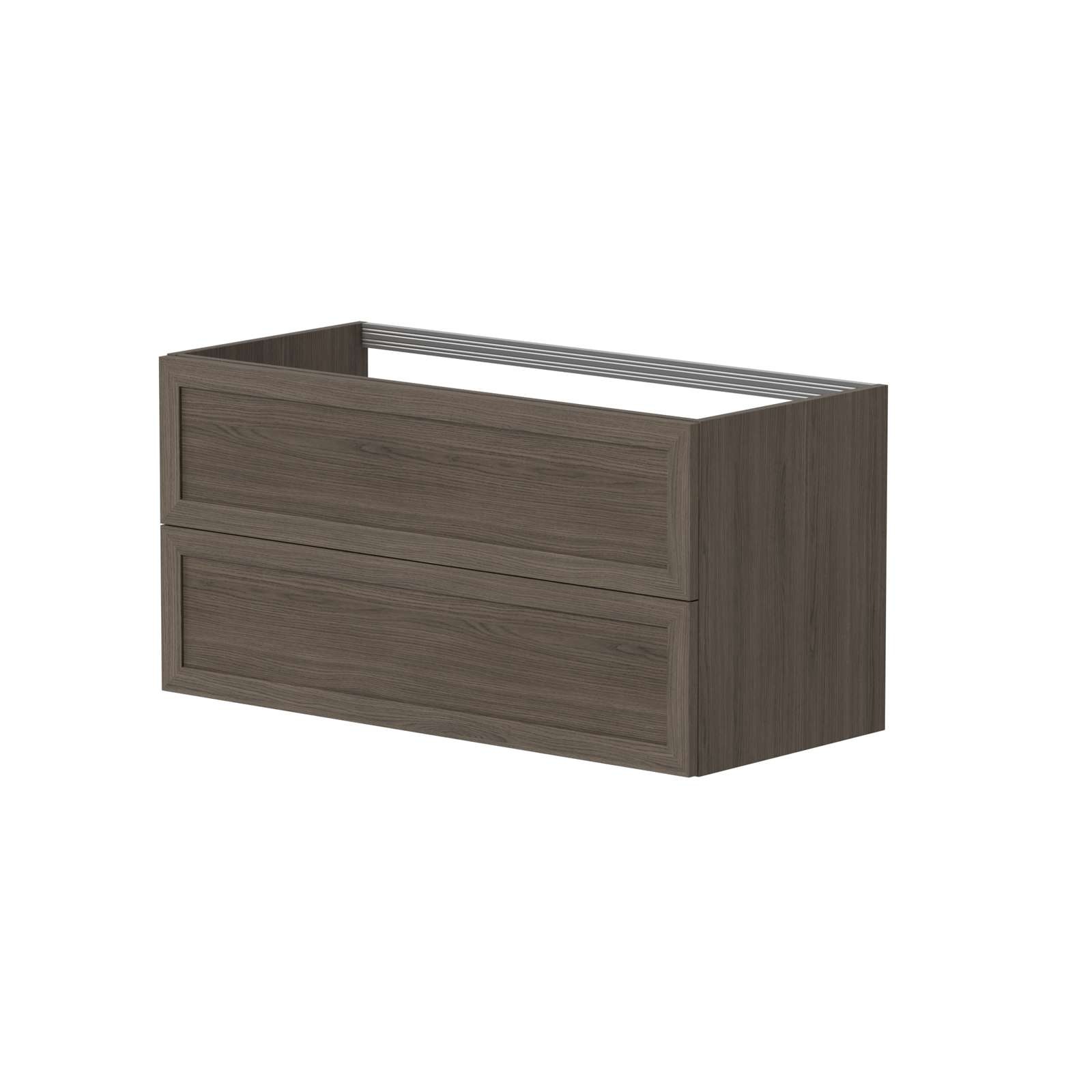 welltime Waschtisch »Rustic«, mit Soft-Close-Funktion, Breite 101,5 cm, Eichenfurnier