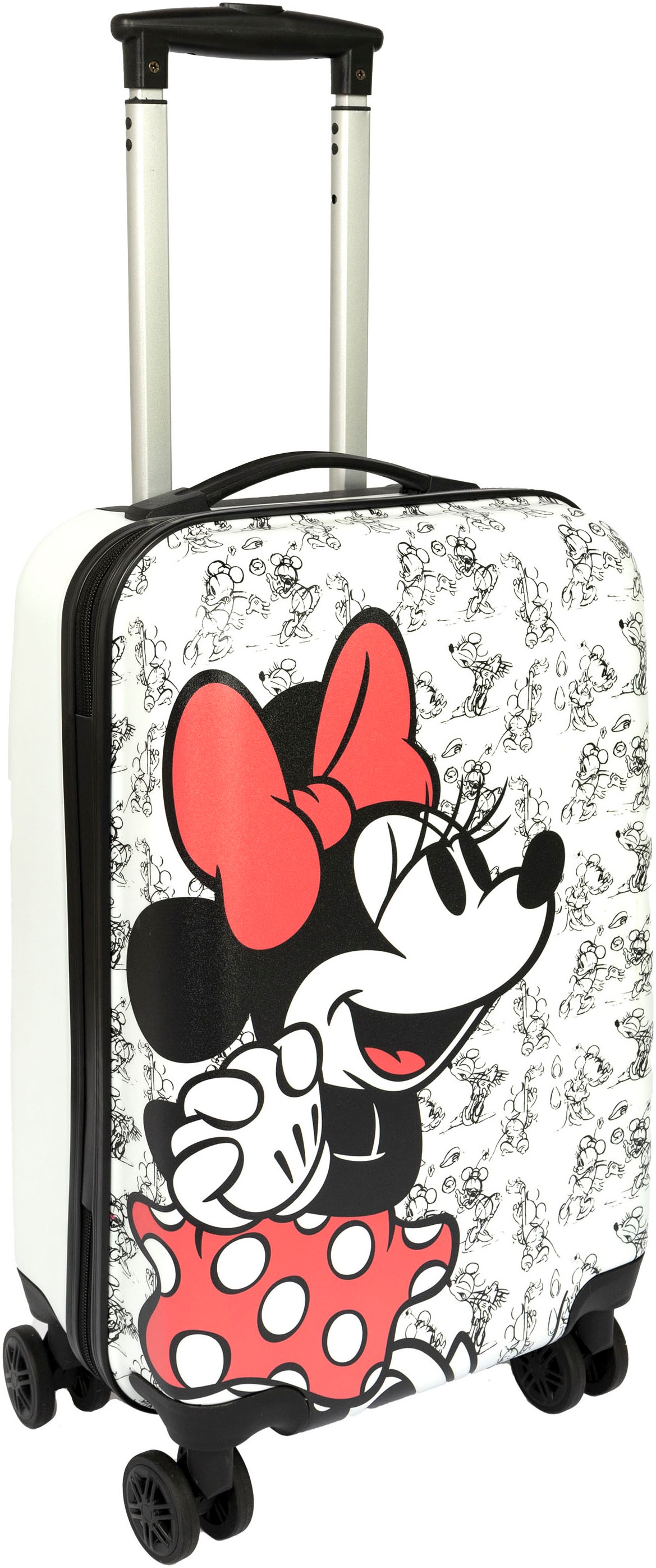 UNDERCOVER Kinderkoffer »Minnie Maus, 59 cm«, 4 St. Rollen, mit TSA-Zahlenschloss