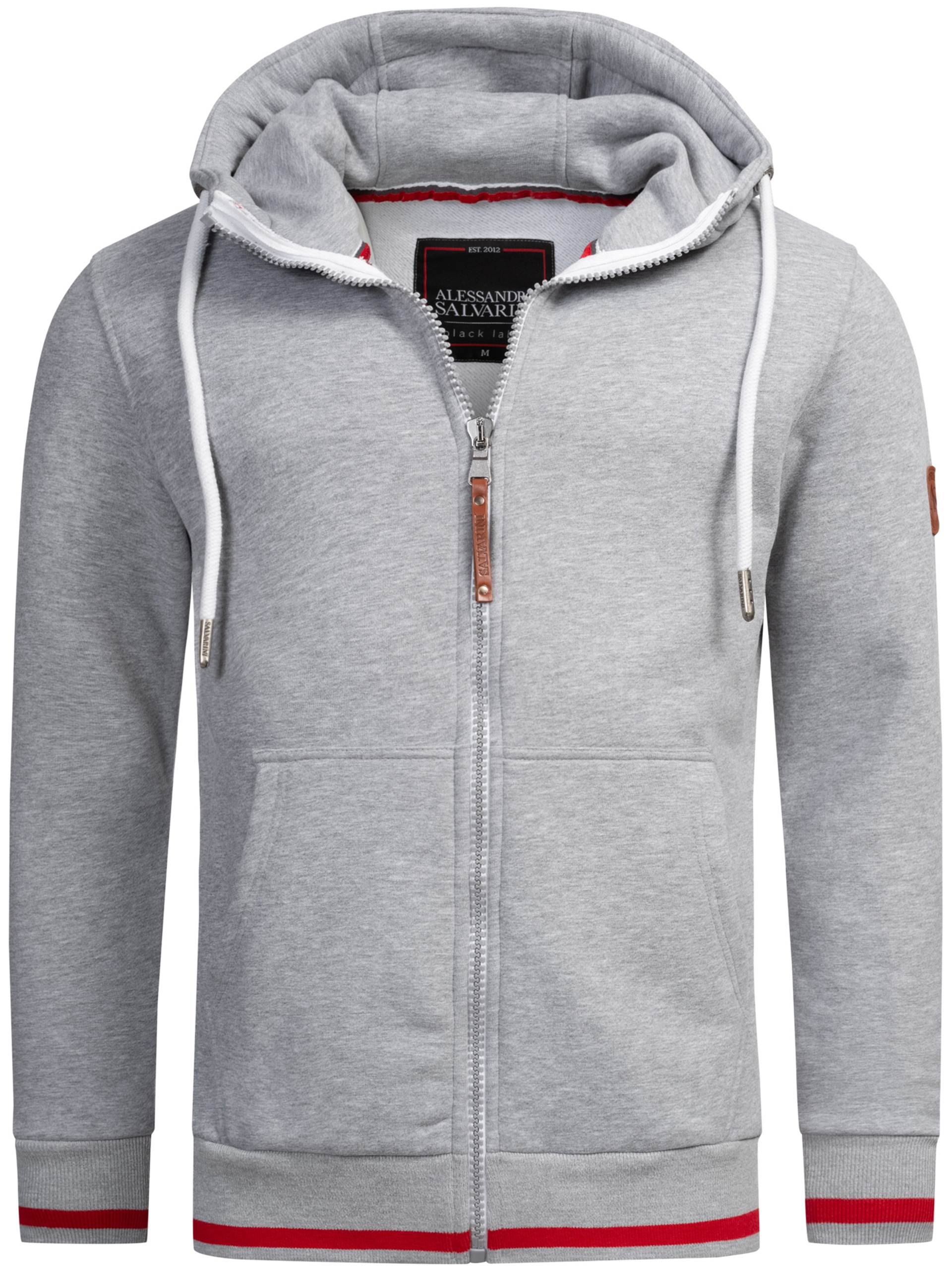 Alessandro Salvarini Sweatjacke "ASRevellio", mit großer Kapuze günstig online kaufen