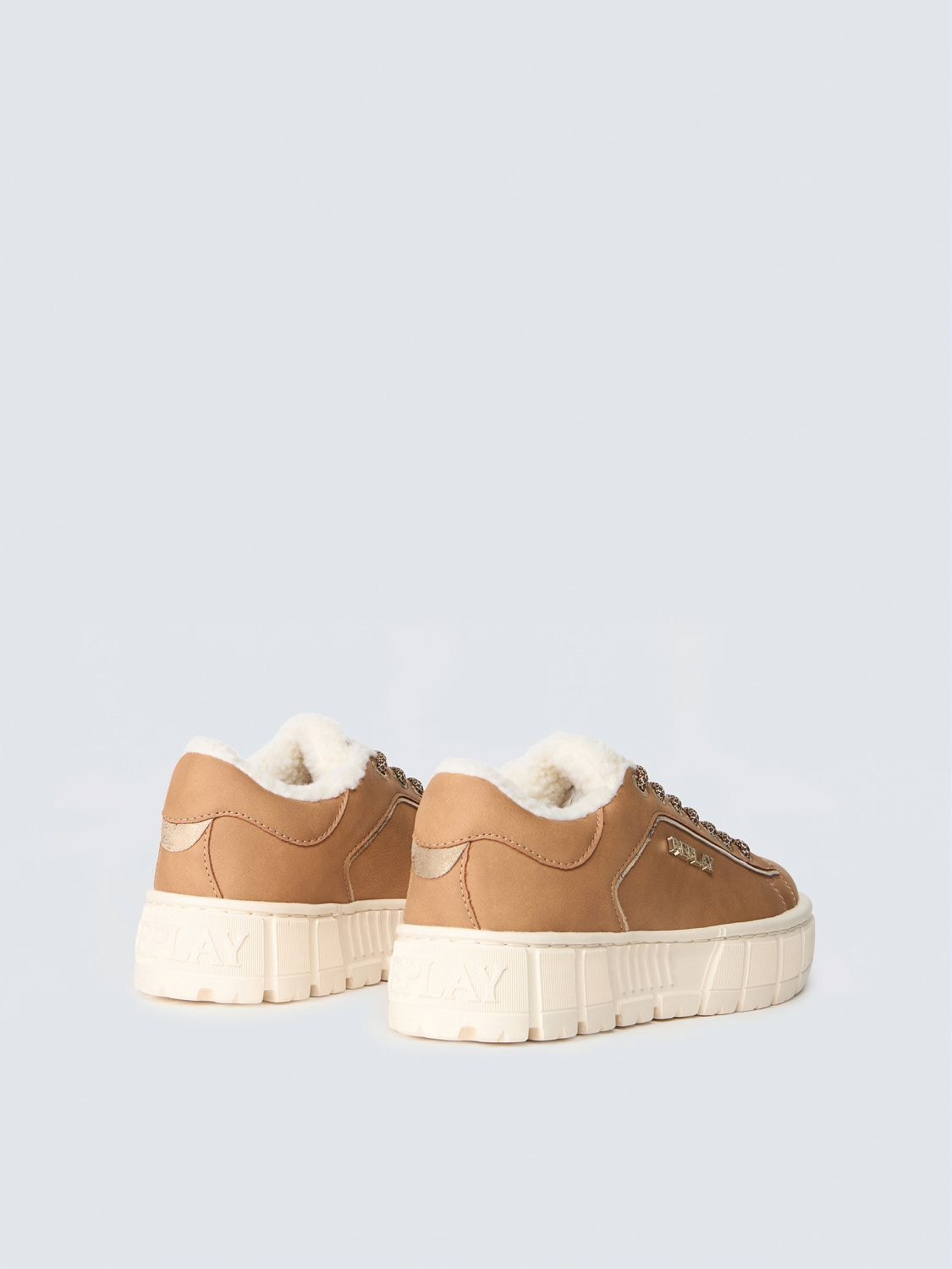 Replay Plateausneaker »PAULETTE WARM«  Halbschuh, Schnürschuh mit kuscheligem Warmfutter
