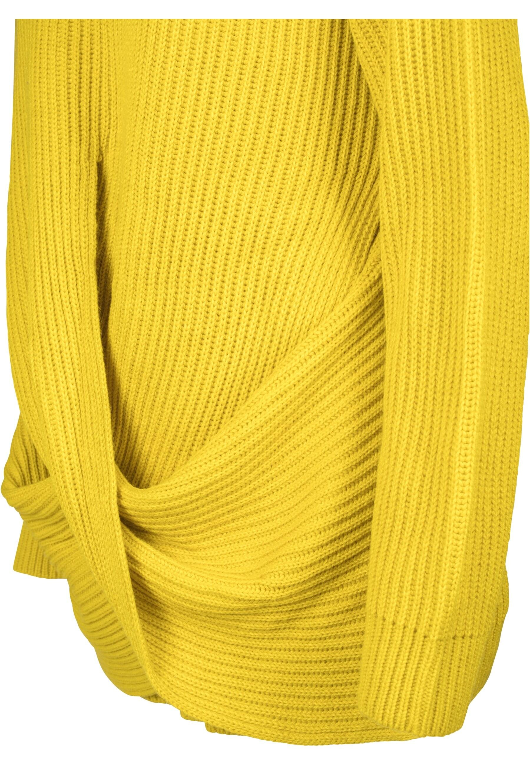 URBAN CLASSICS Rundhalspullover »Urban Classics Damen Ladies Wrapped Sweater«, (1 tlg.)