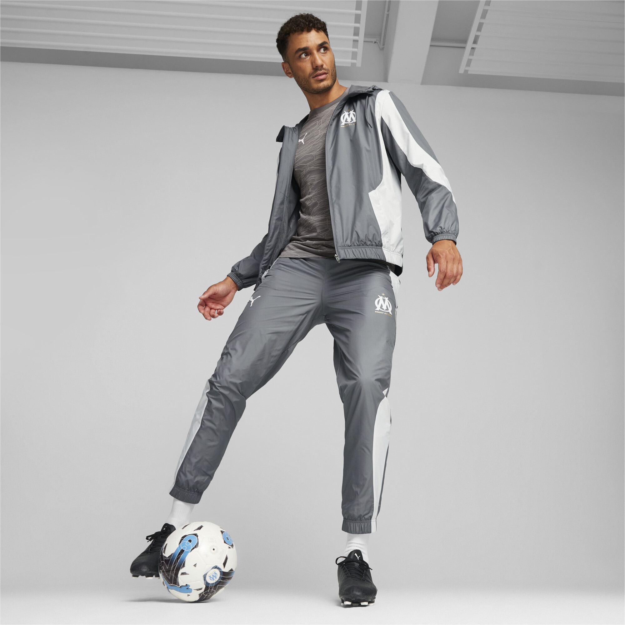 PUMA Trainingsjacke »Olympique de Marseille Pre-match Fußballjacke Herren«
