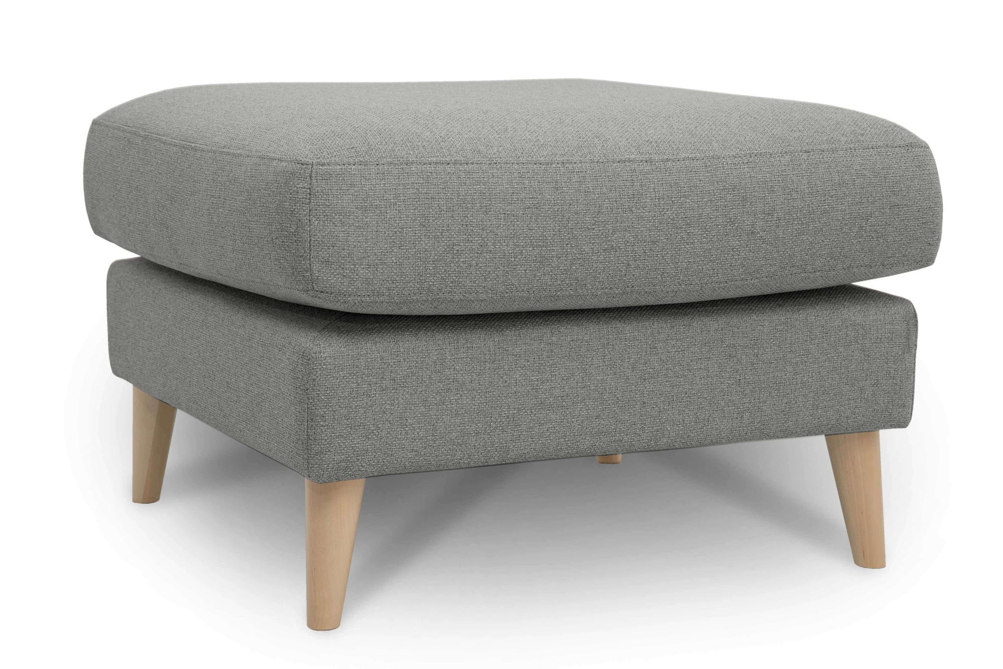 Home affaire Polsterhocker "MARSEILLE", Massivholzbeine Eiche, Landhausstil günstig online kaufen
