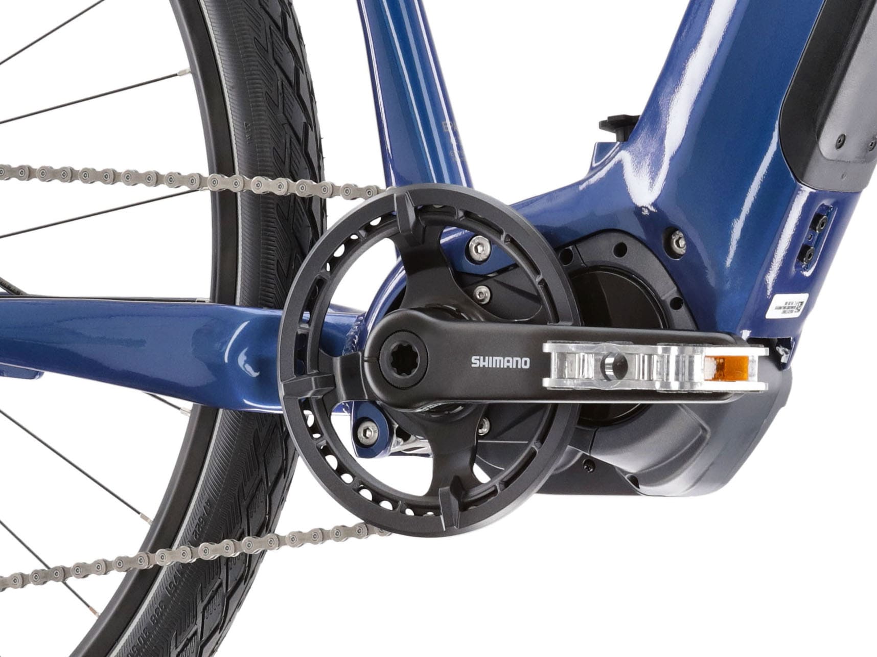 Kross E-Bike »E-Crossrad Evado Hybrid 6.0 28 Zoll blau«, 10 Gang, Shimano, DEORE XT T8000, Mittelmotor 250 W