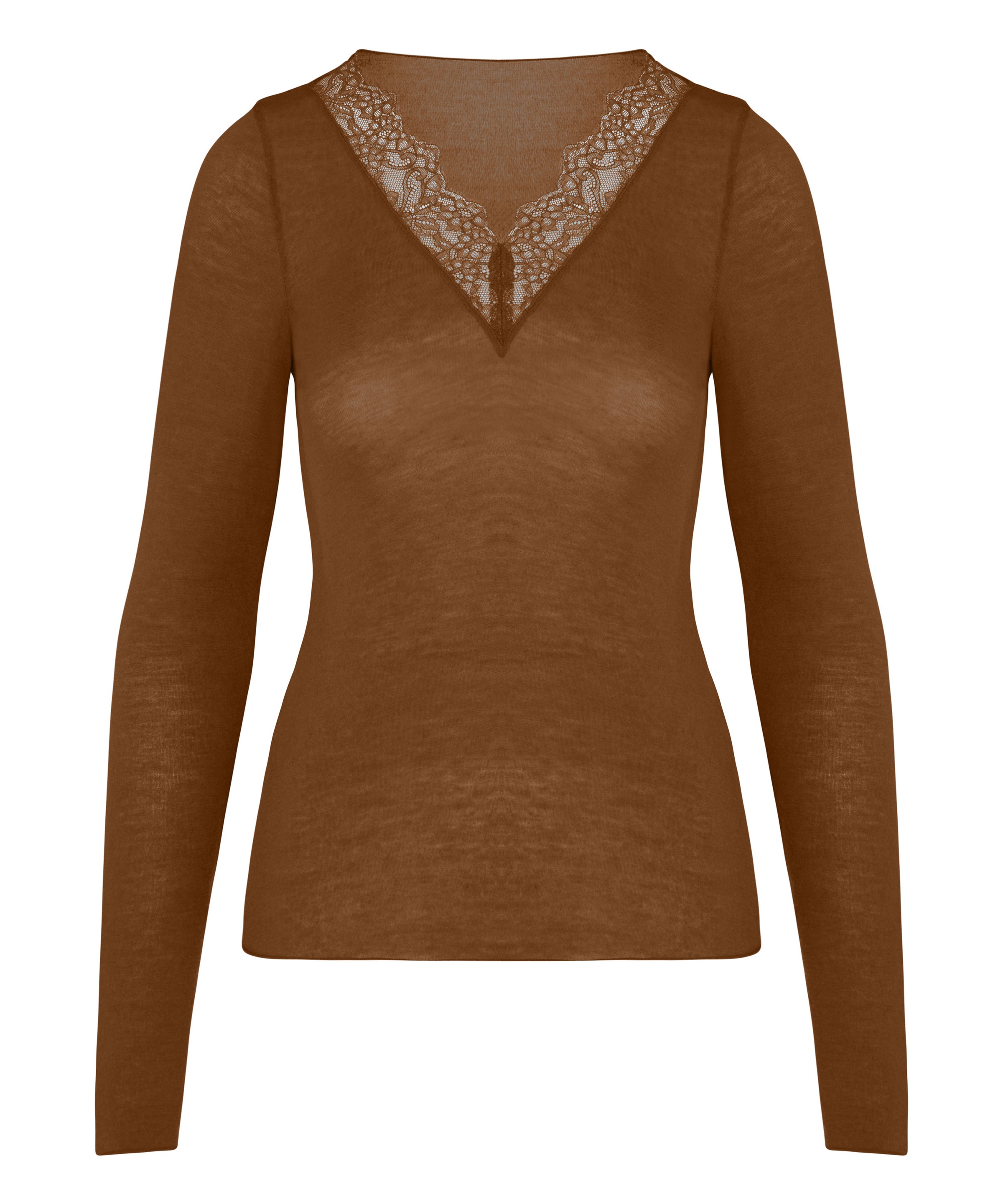 Hunkemöller »super soft Lace V-Neck shirt with Cashmere«