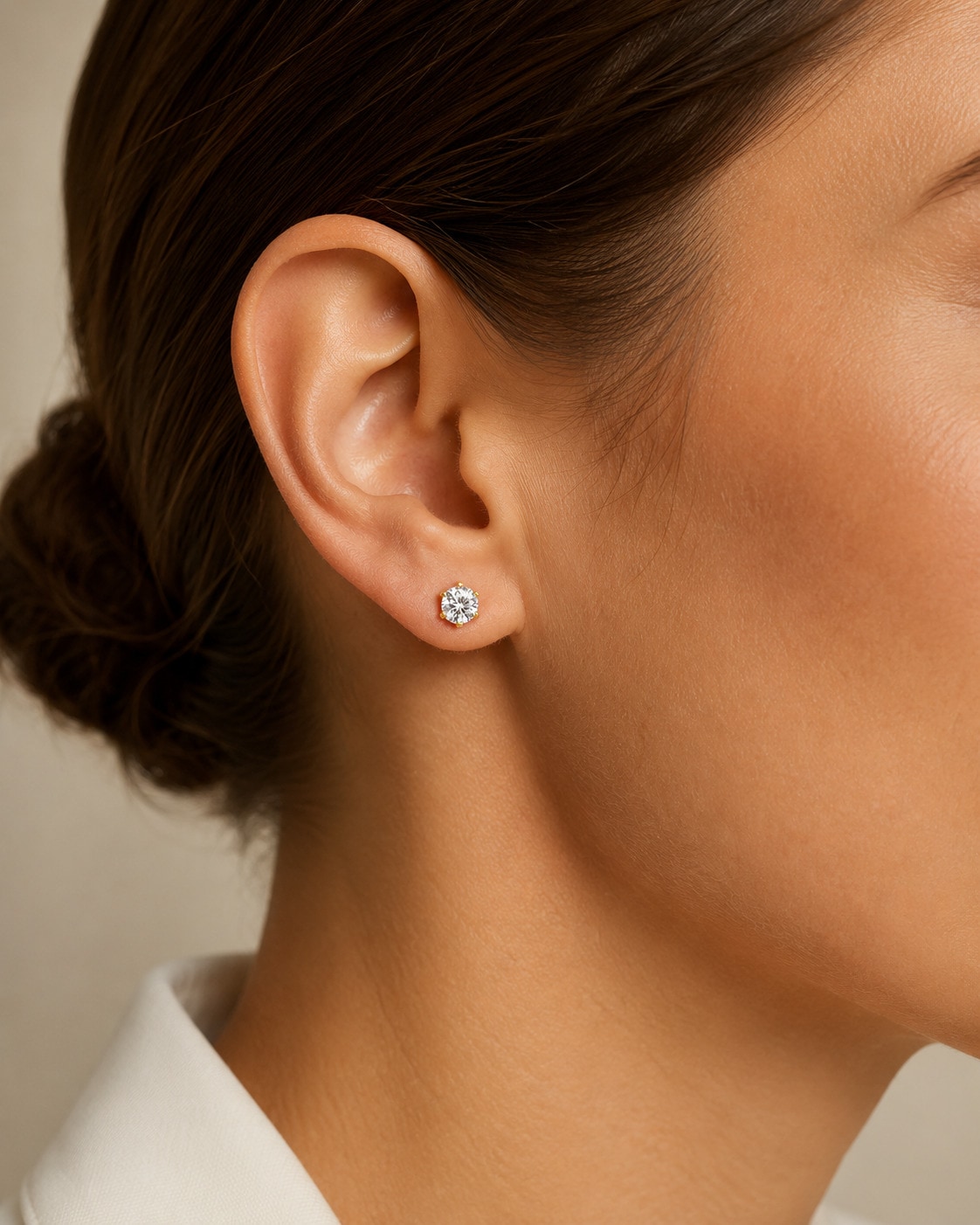 ONE ELEMENT Paar Ohrstecker »Ohrstecker Ohrringe aus 585 Gold« mit 2 Lab Grown Diamanten / Labordiamanten 0,5 ct