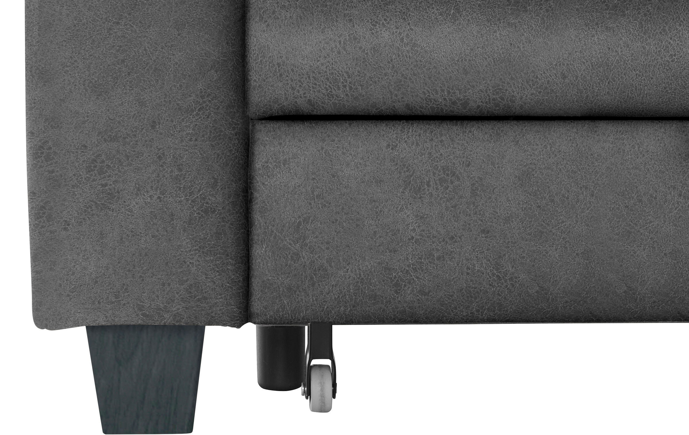 TRENDMANUFAKTUR Ecksofa »Chamber, zeitlos und modern, bequem mit hohem Sitzkomfort, L-Form«, inklusive einer Kopfstütze, wahlweise mit Schlaffunktion