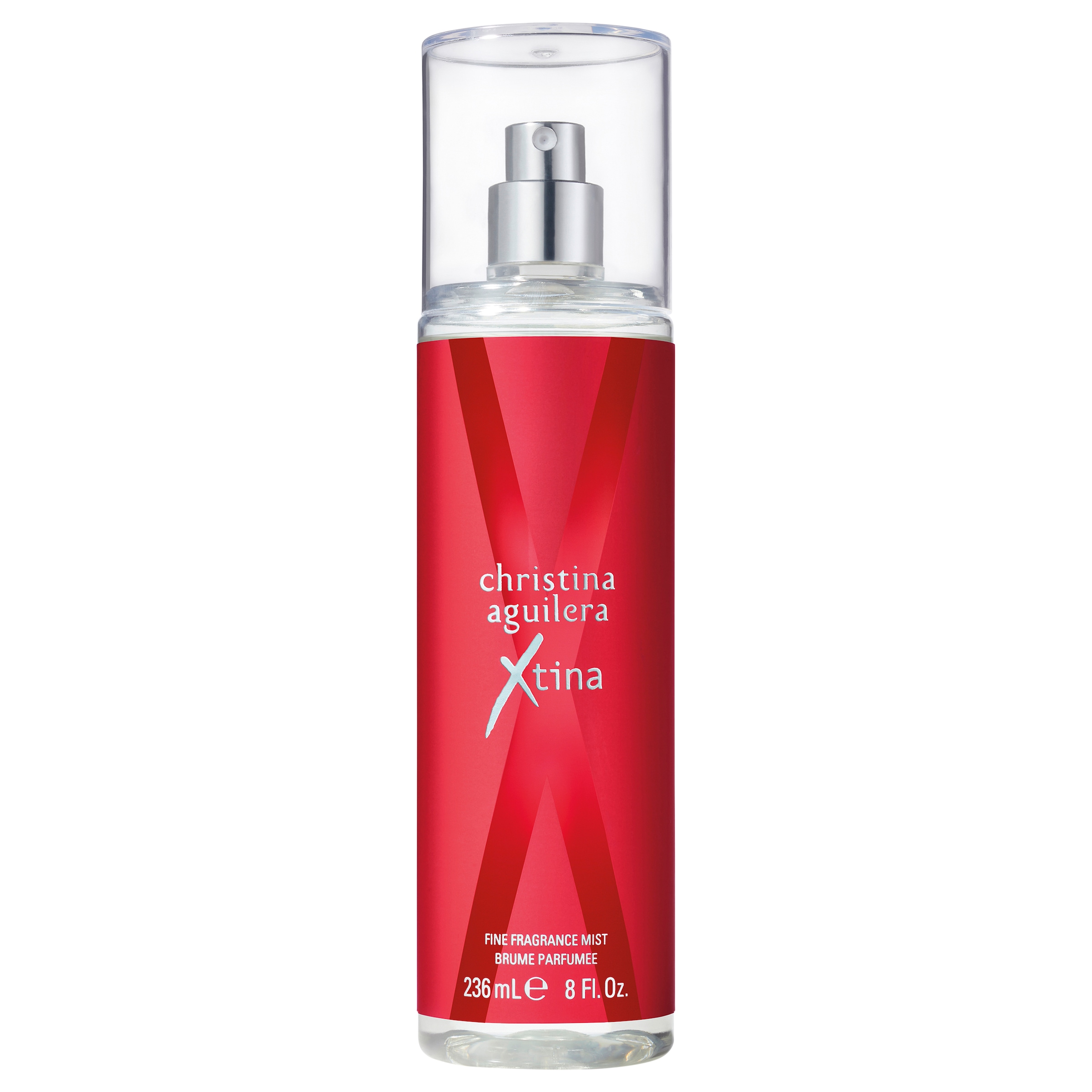 Damen Körperspray "XTINA FINE FRAGRANCE MIST", rot, CHRISTINA AGUILERA, Parfüms, mit floralen, holzig-fruchtigen Duftcharakter
