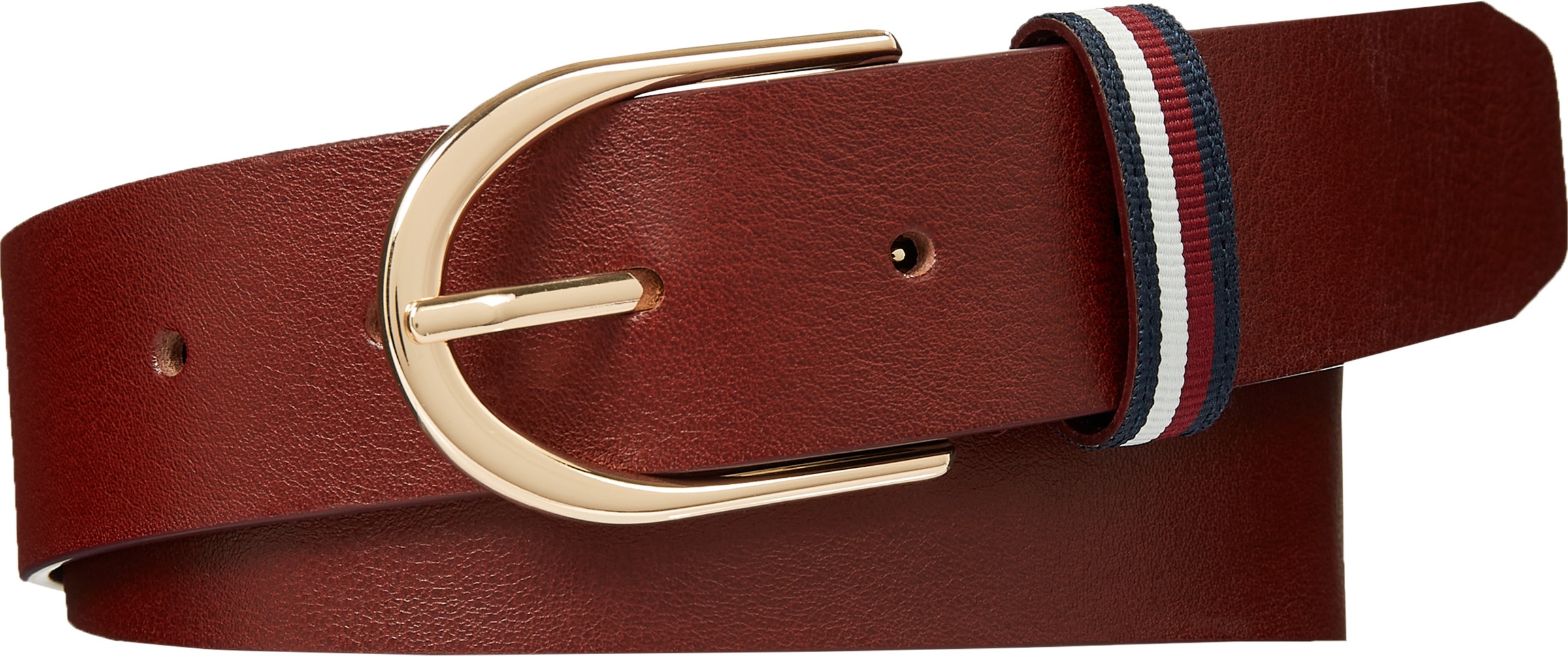 Tommy Hilfiger Ledergürtel »TH CORP CASUAL 3.5 cm breit« mit Logoprägung