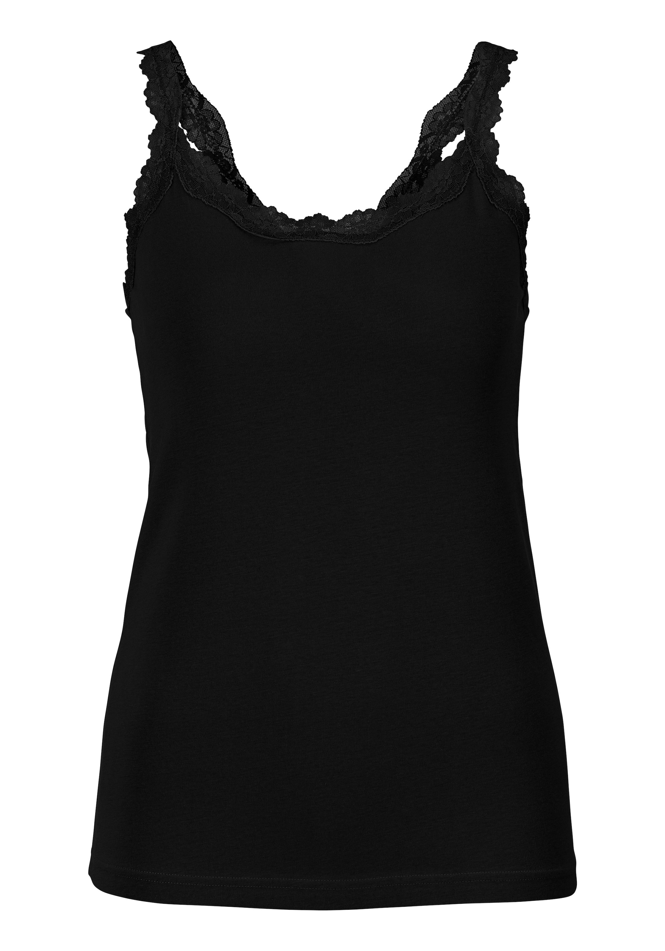 LASCANA Unterhemd, (Packung, 2 St., 2er-Pack), mit innenliegendem Bustier,  Spaghettiträger-Top, Unterziehshirt online kaufen | BAUR