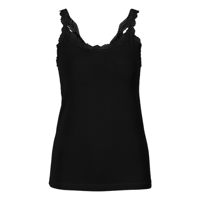 LASCANA Unterhemd, (Packung, 2 St., 2er-Pack), mit innenliegendem Bustier,  Spaghettiträger-Top, Unterziehshirt online kaufen | BAUR