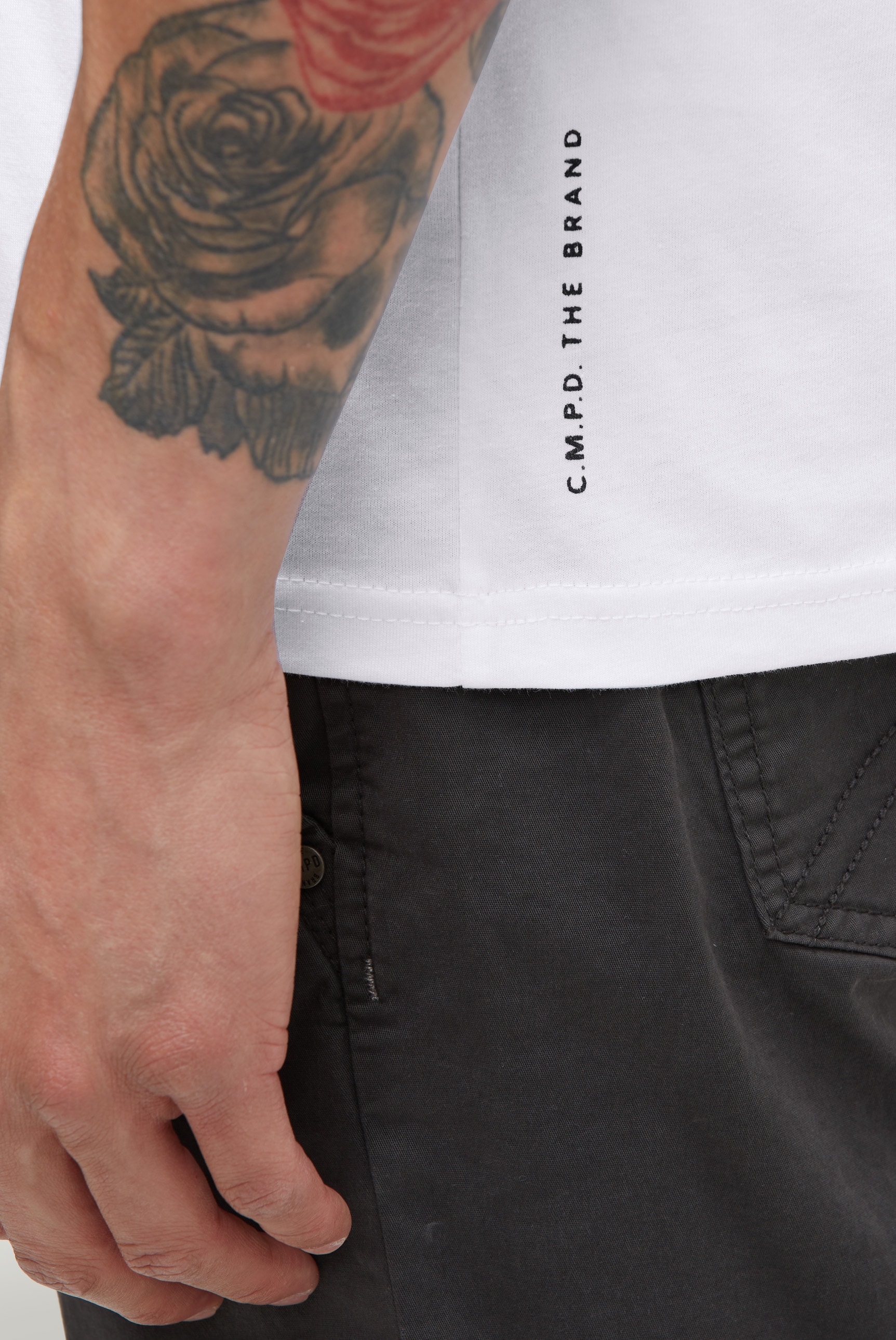 CMPD Rundhalsshirt aus Baumwolle