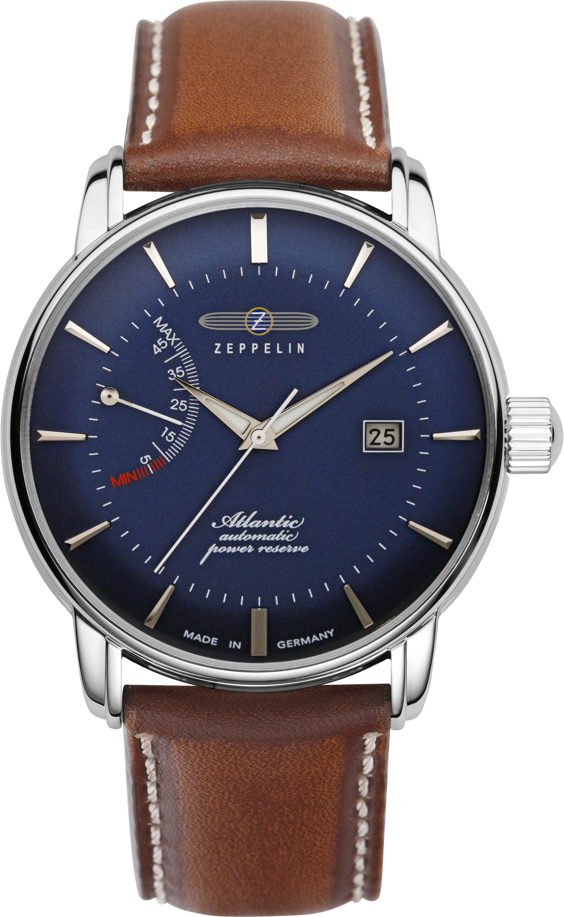 Automatikuhr »Atlantic Collection, 8462-3«, Armbanduhr, Herrenuhr, Made in Germany