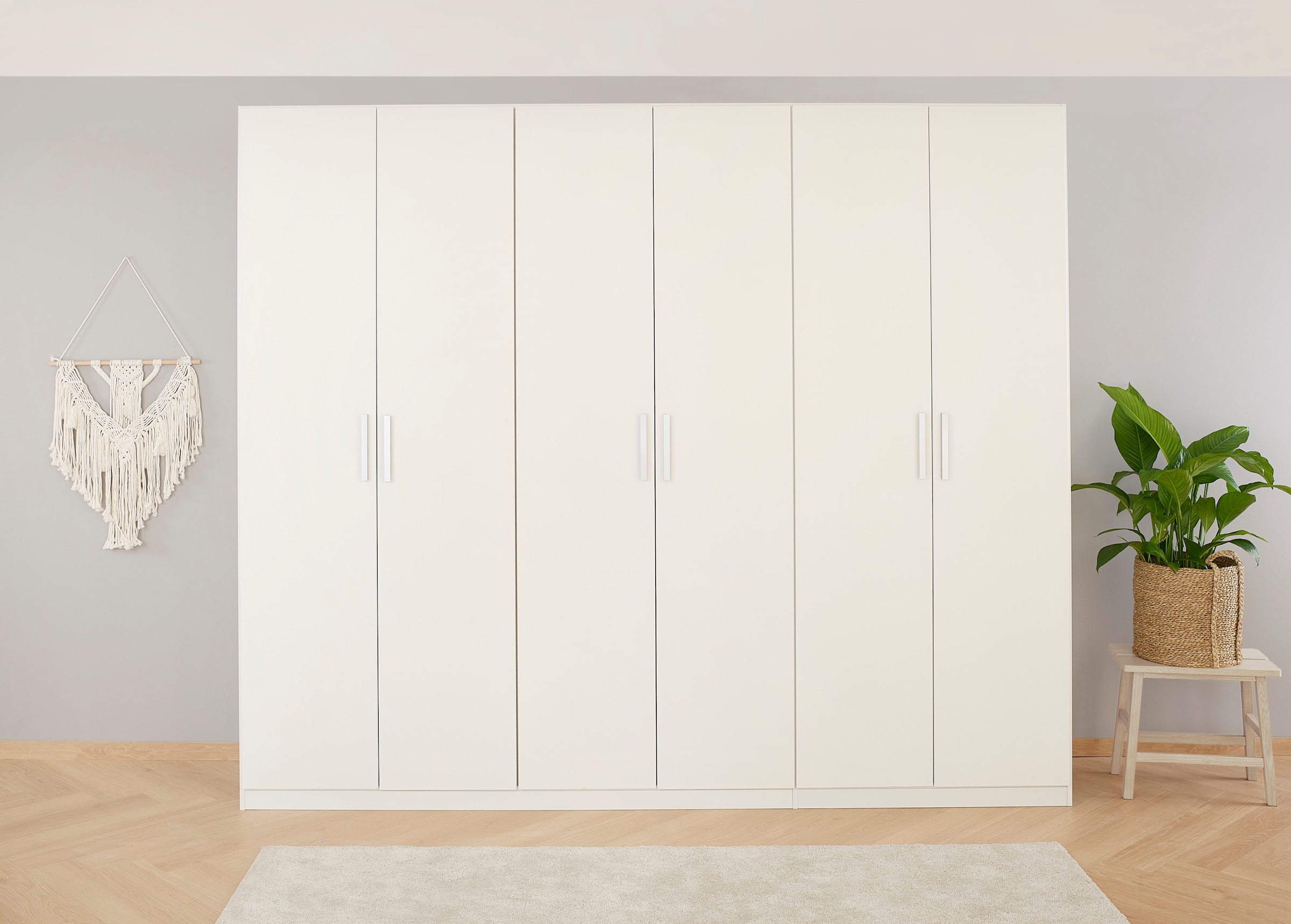 OTTO home "Mehrzweckschrank Aktenschrank Möbel Mietswohnung Schlafzimmer KOLUNA" Breiten 181/226/271/315 cm Höhen 210/229 cm, moderne Dekor-Front, inkl. 2 Innenschubladen sowie extra Einlegeböden MADE IN GERMANY