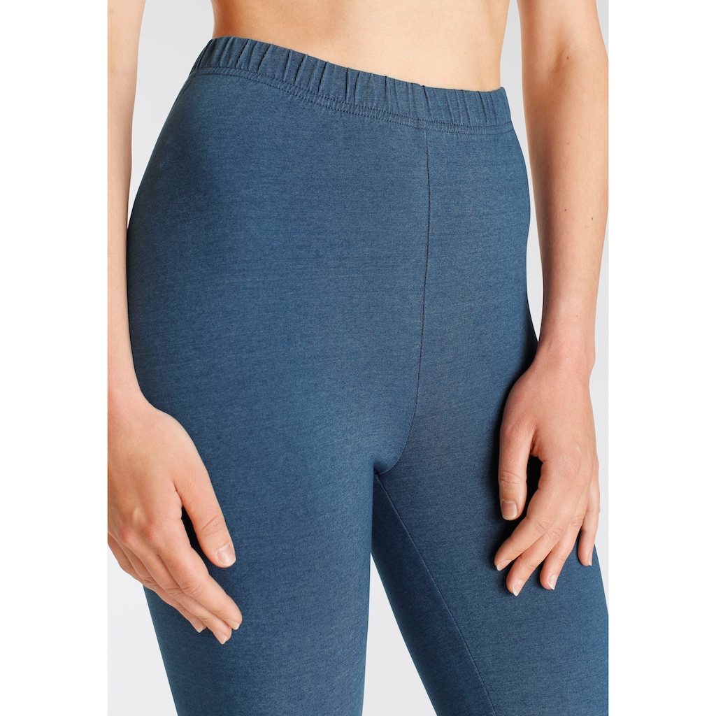 Vivance active Caprileggings, (2er-Pack), mit Gummibund, Loungewear