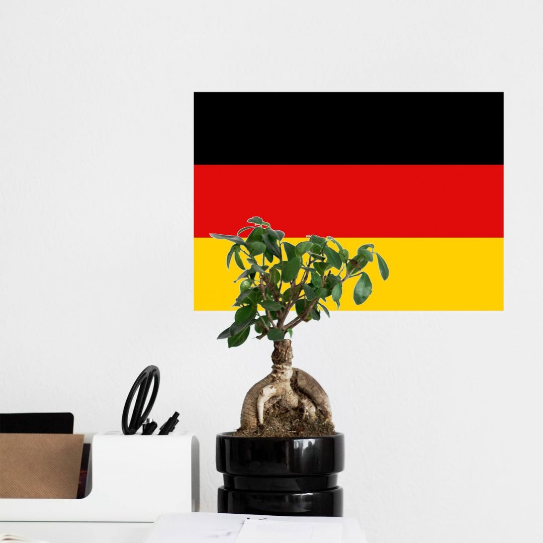 Wandtattoo »Fußball Deutschland Fahne«, (1 St.), selbstklebend, entfernbar