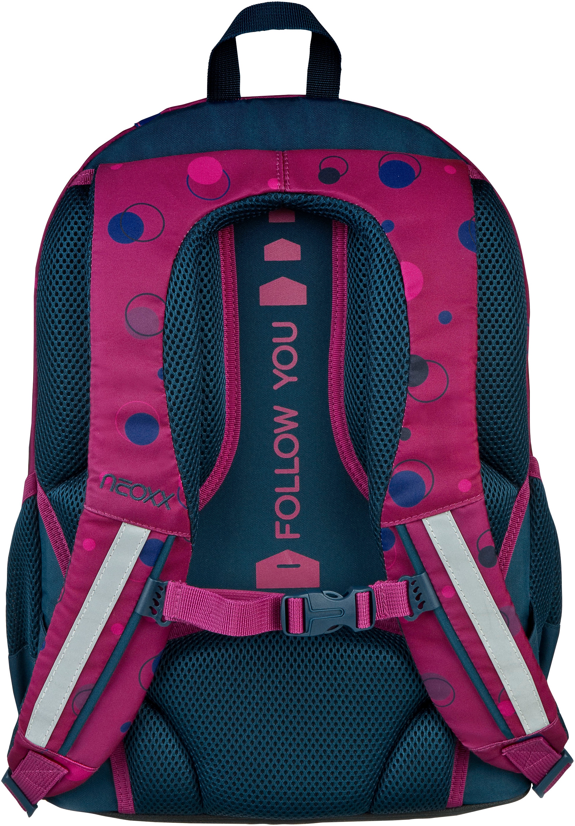 neoxx Schulrucksack »Flow, Bubble me around«, teilweise aus recyceltem Material