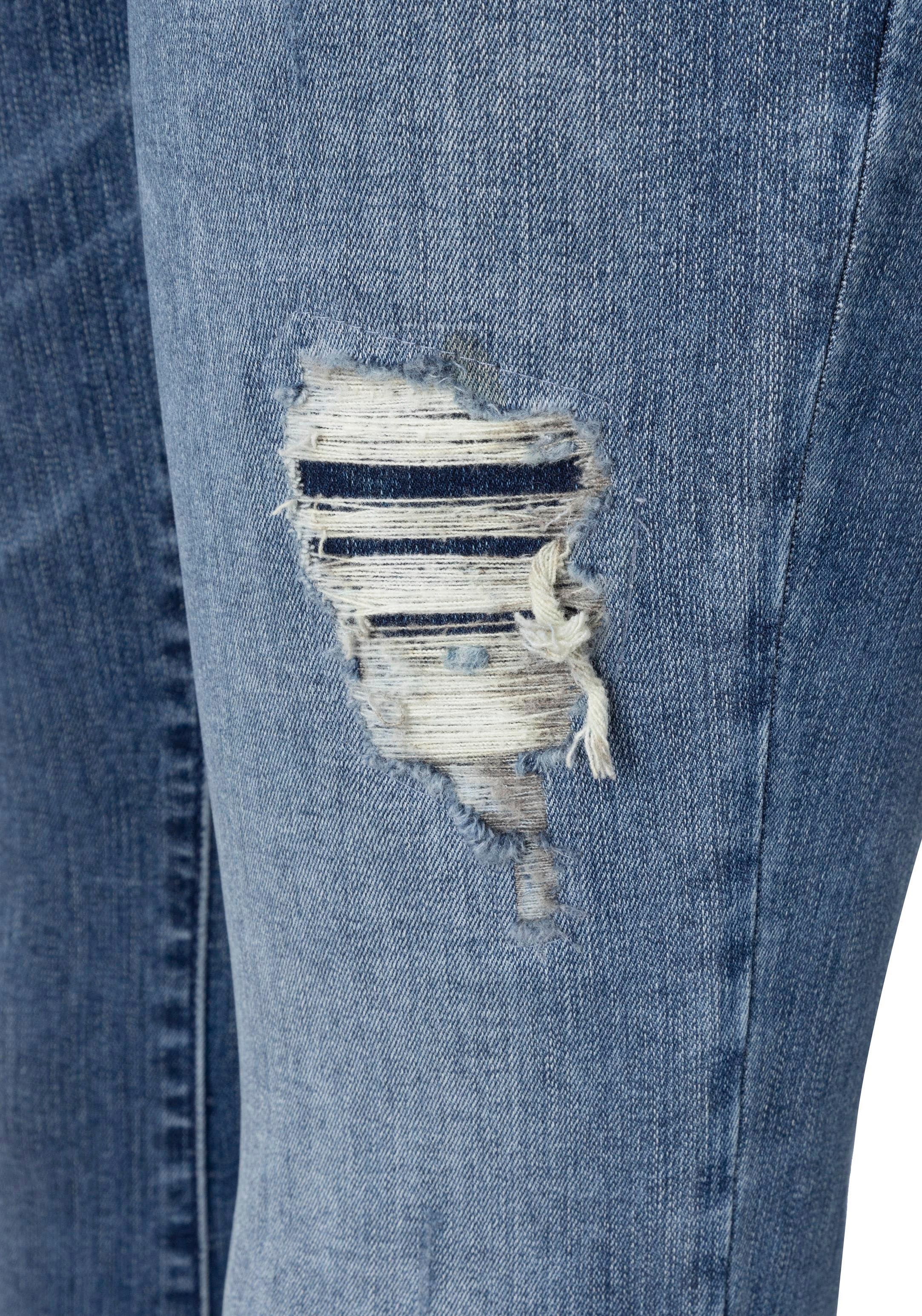 MAC 3/4-Jeans »Dream Kick«, Saum modisch verkürzt und leicht ausgestellt