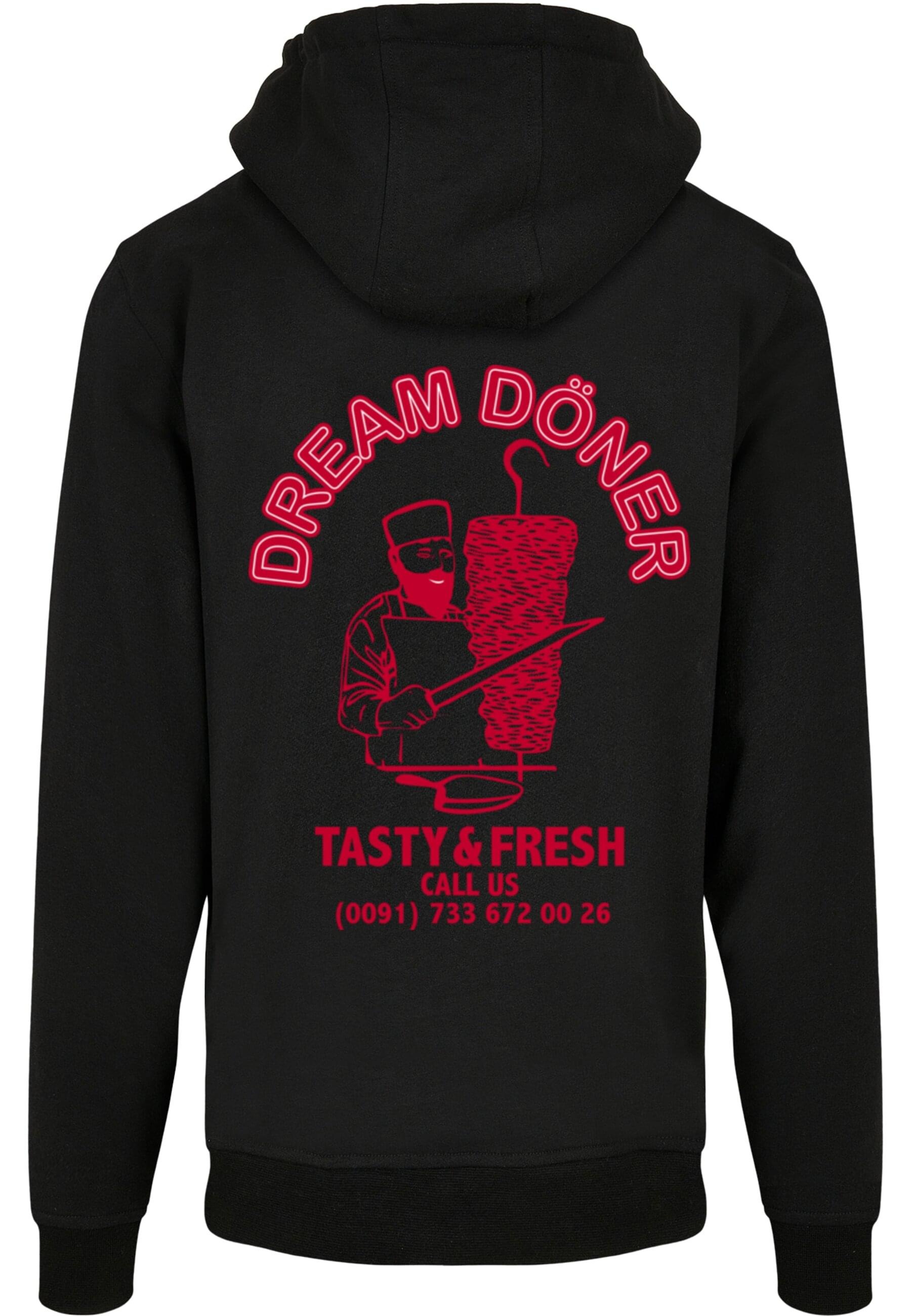 MisterTee Kapuzensweatshirt »MisterTee Herren Dream Kebab Hoody«, (1 tlg.)