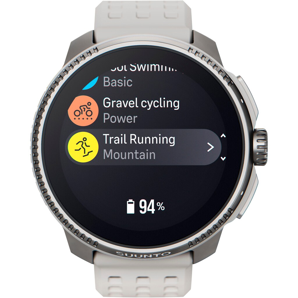 Suunto Smartwatch »Race Edelstahl«, (Wear OS by Google)