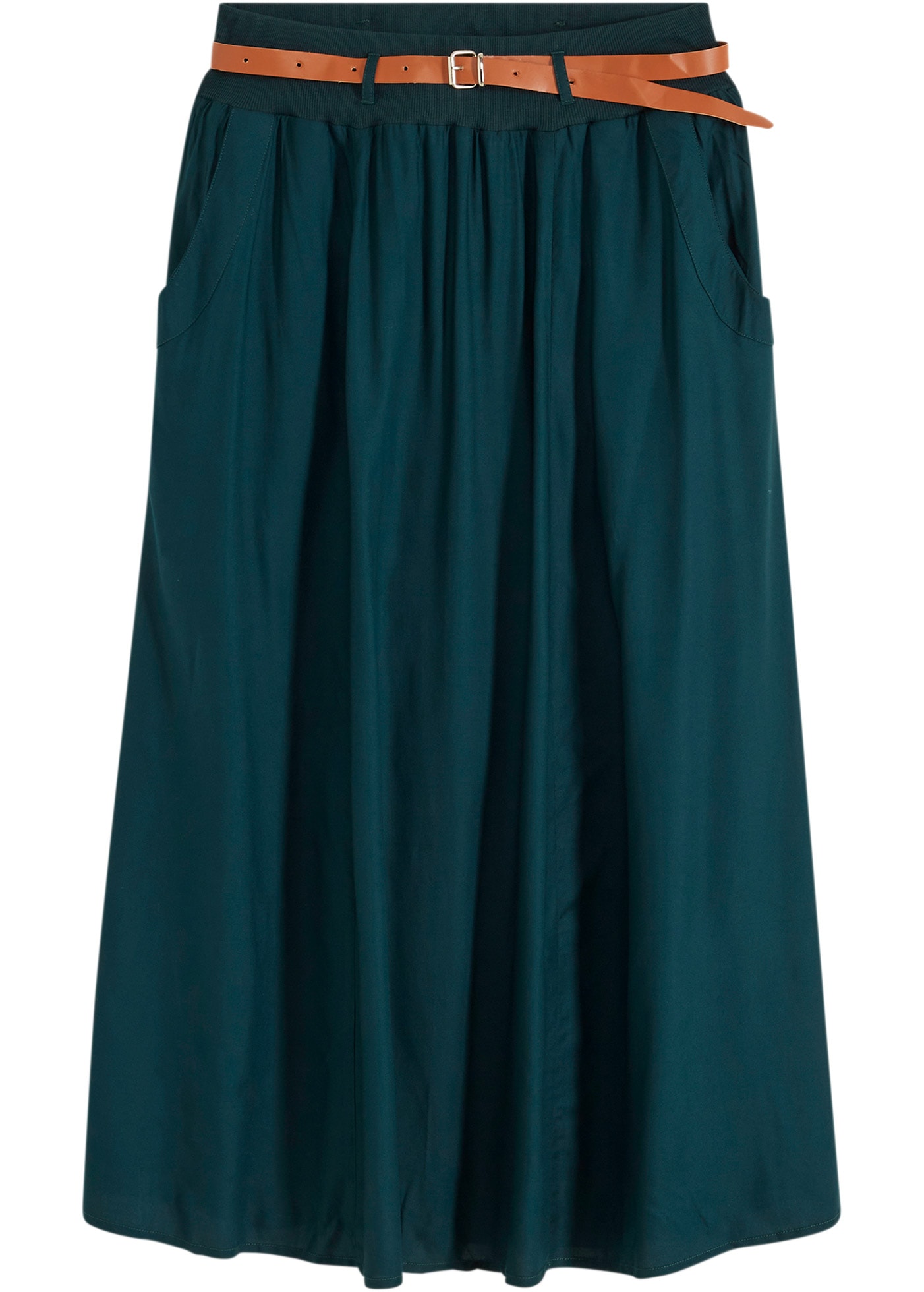 bonprix Maxirock »Maxirock mit Gürtel (2-tlg.Set)« Set, 2, 2 Stk. Maxirock mit Gürtel (2-tlg.Set)