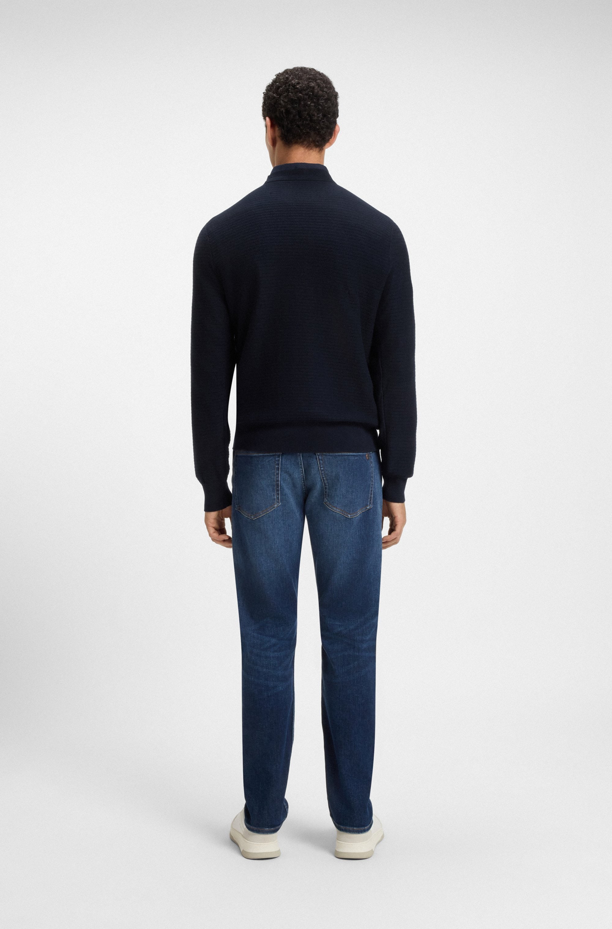 BOSS ORANGE Strickpullover »Anion«, mit BOSS-Badge