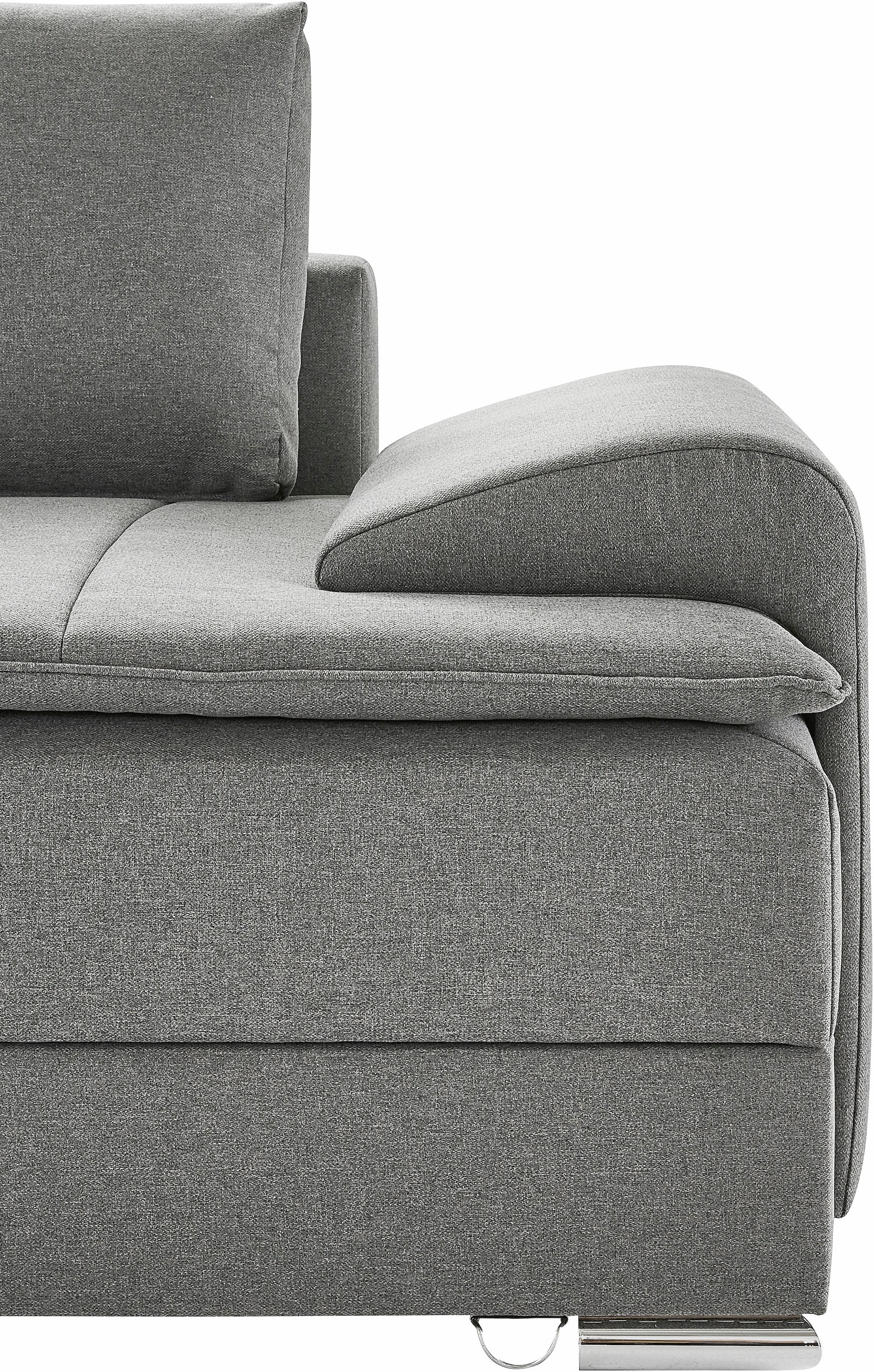 INOSIGN Ecksofa »Night & Day L-Form mit Dauer-Schlaffunktion mit Armlehne«, mit Boxspring-Bettfunktion 180x200 cm und Bettkasten, Dauerschläfer!