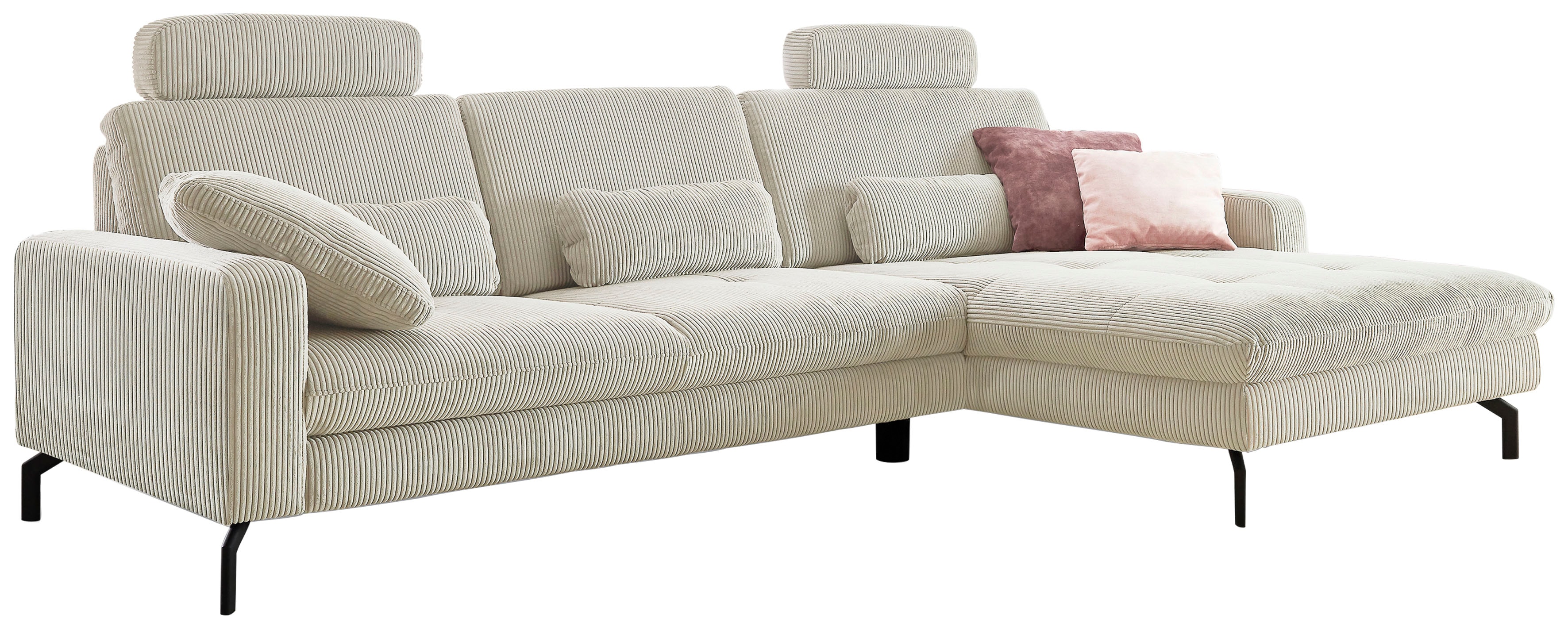 Die PlanBar Ecksofa "MP-IN20110 L-Form mit Kaltschaum-Polsterung" optional mit Funktionen erhältlich