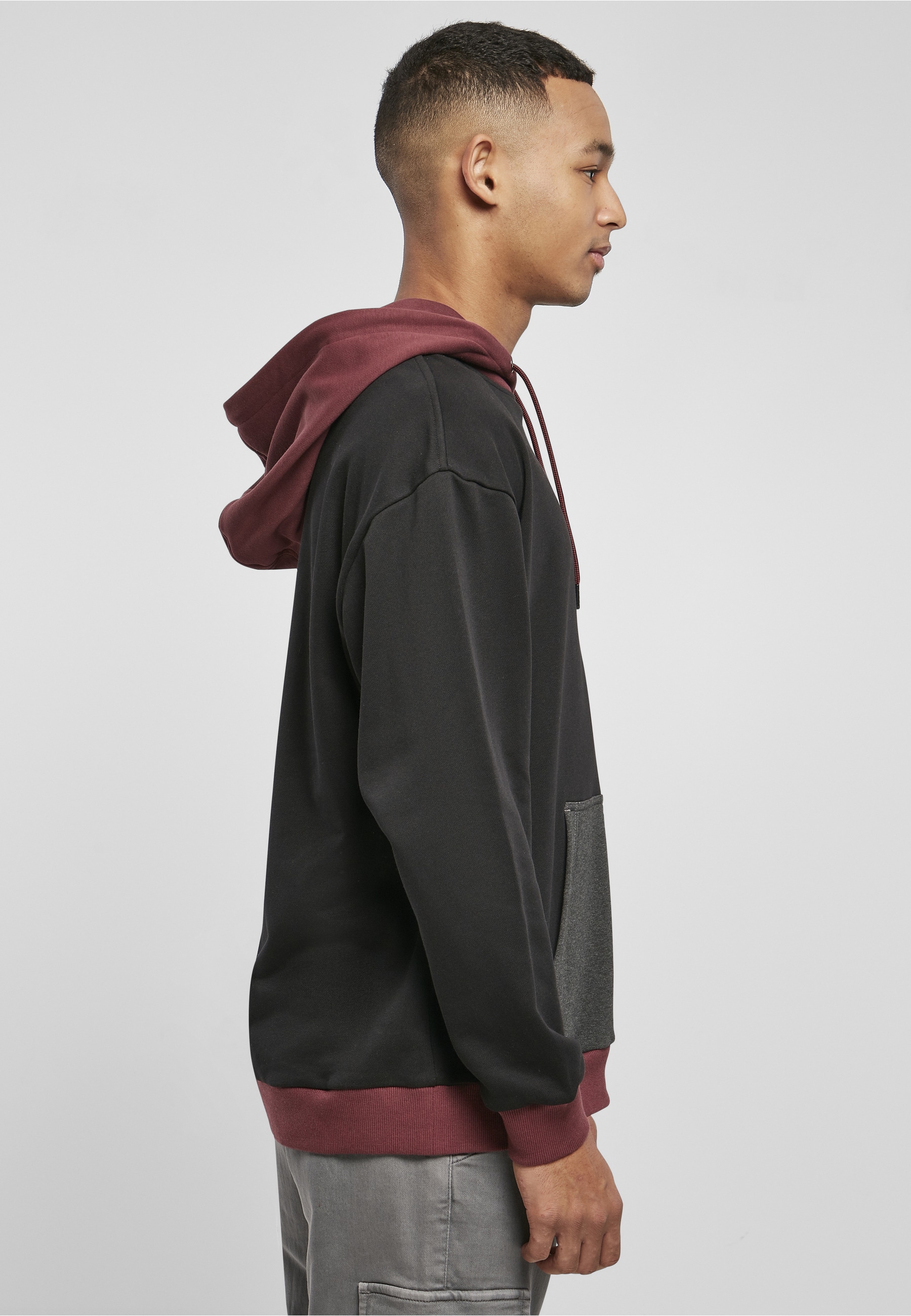 URBAN CLASSICS Kapuzenpullover »Urban Classics Herren Oversized Color Block Hoody« 1 Stk.