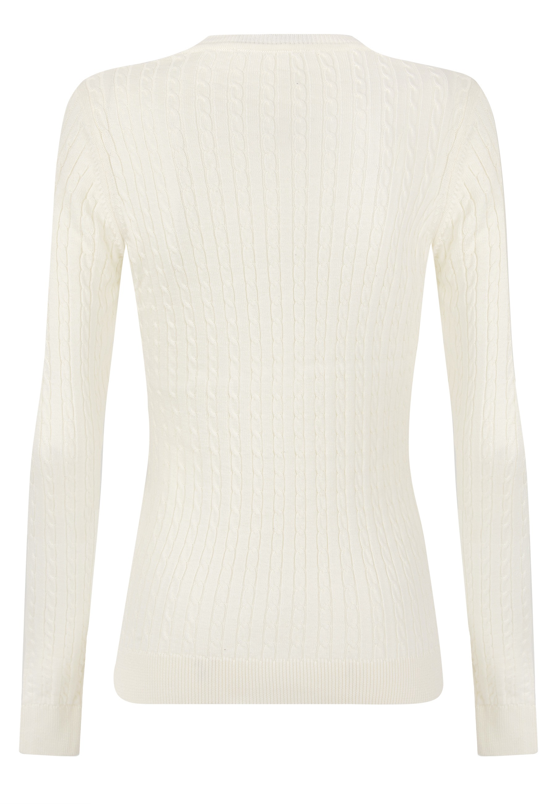 Felix Hardy Rundhalspullover »Zopfmuster Pullover mit Rundhals«