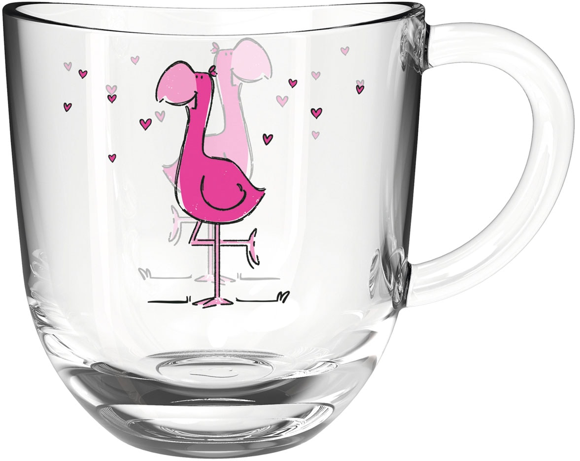 LEONARDO Gläser-Set »BAMBINI Flamingo 6er-Set«, (Set, 6 tlg.), 280 ml
